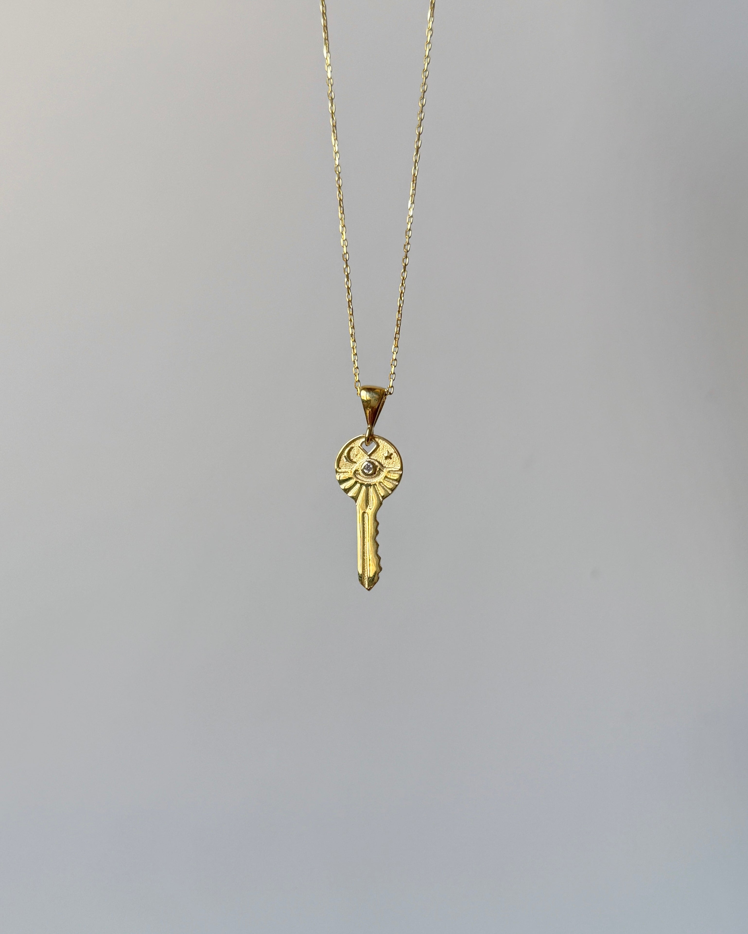 925 | Motifli Anahtar Kolye