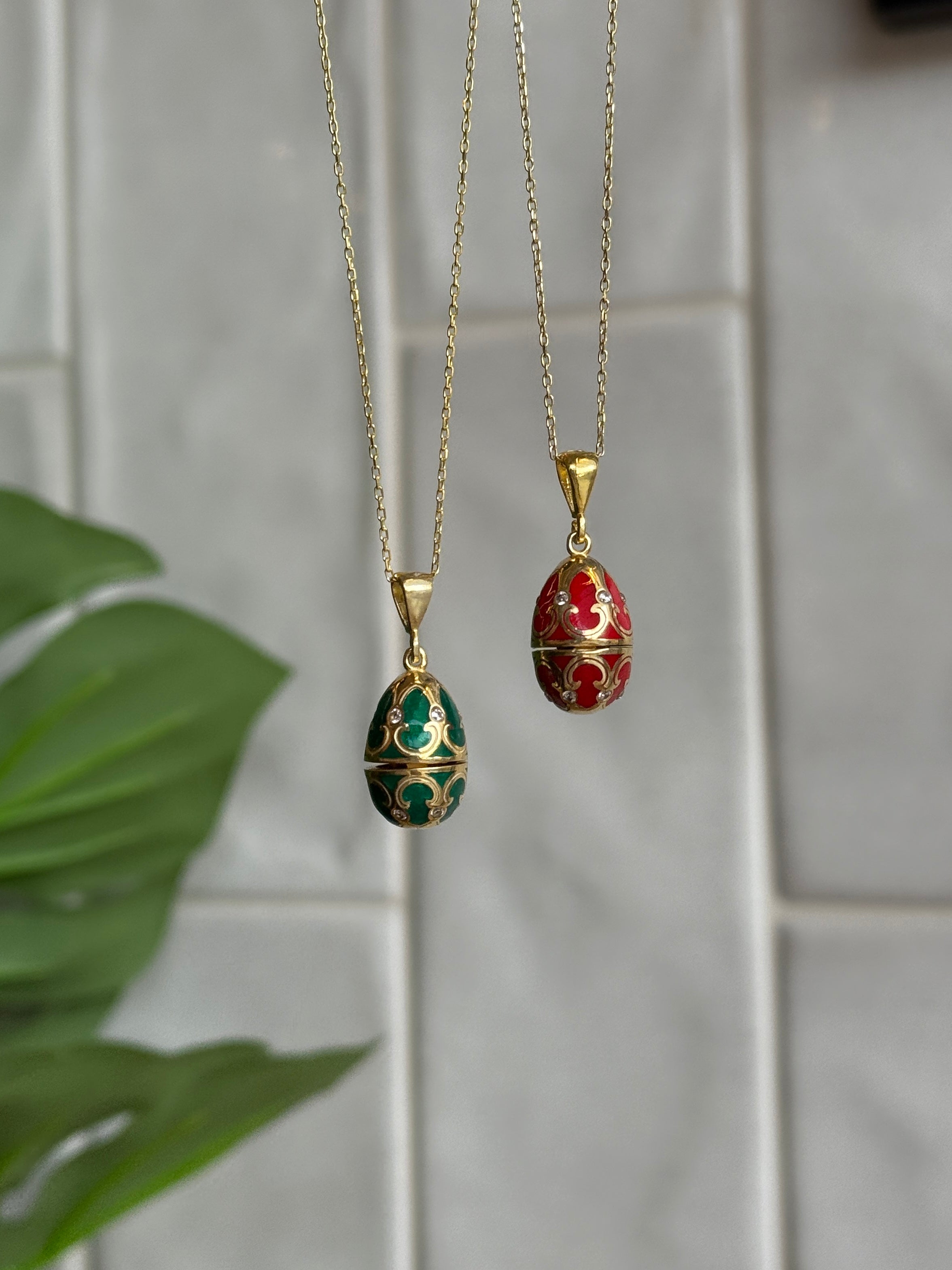 925 Gümüş Limited Şans Yumurtası Kolye