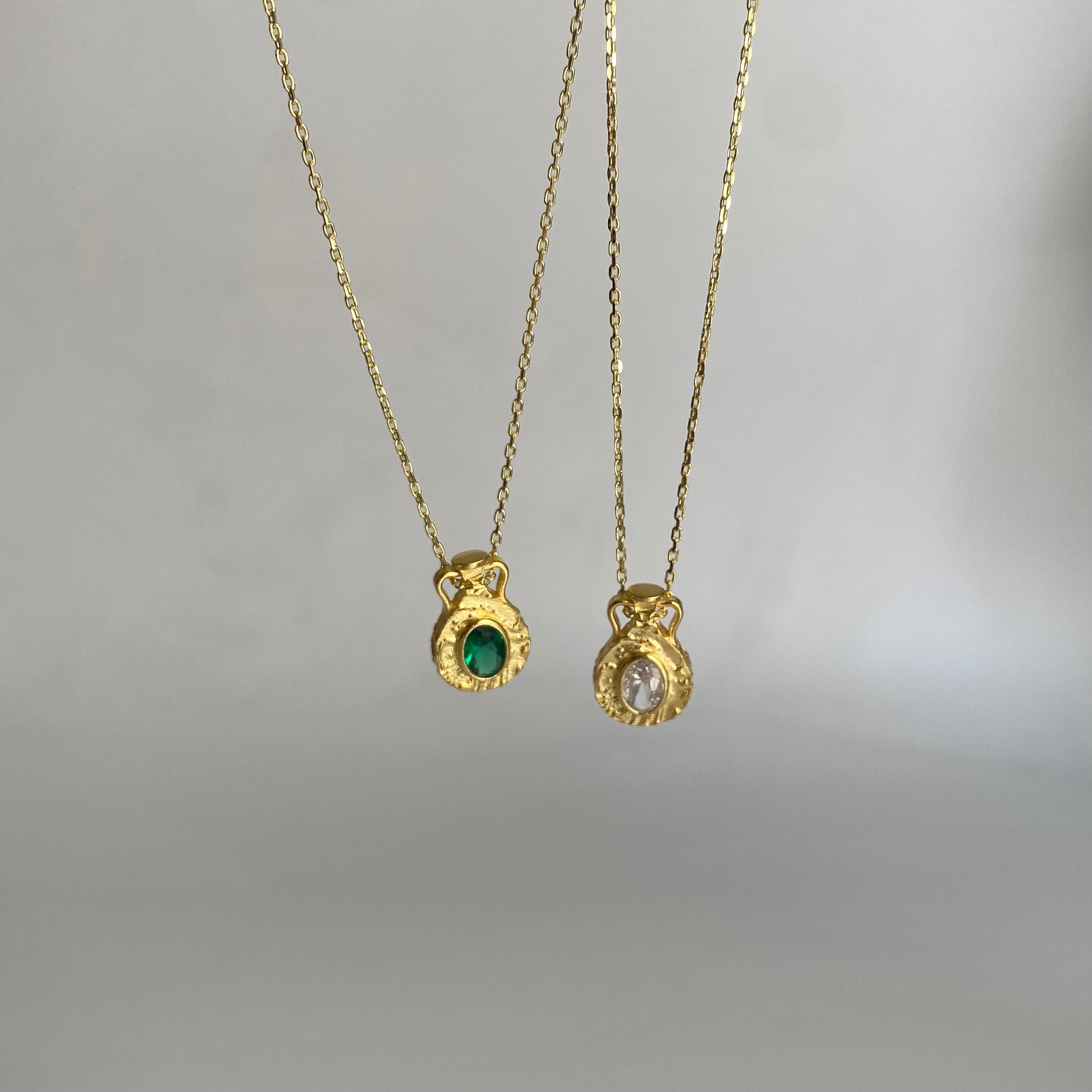 925 Gümüş Antik Testi Kolye