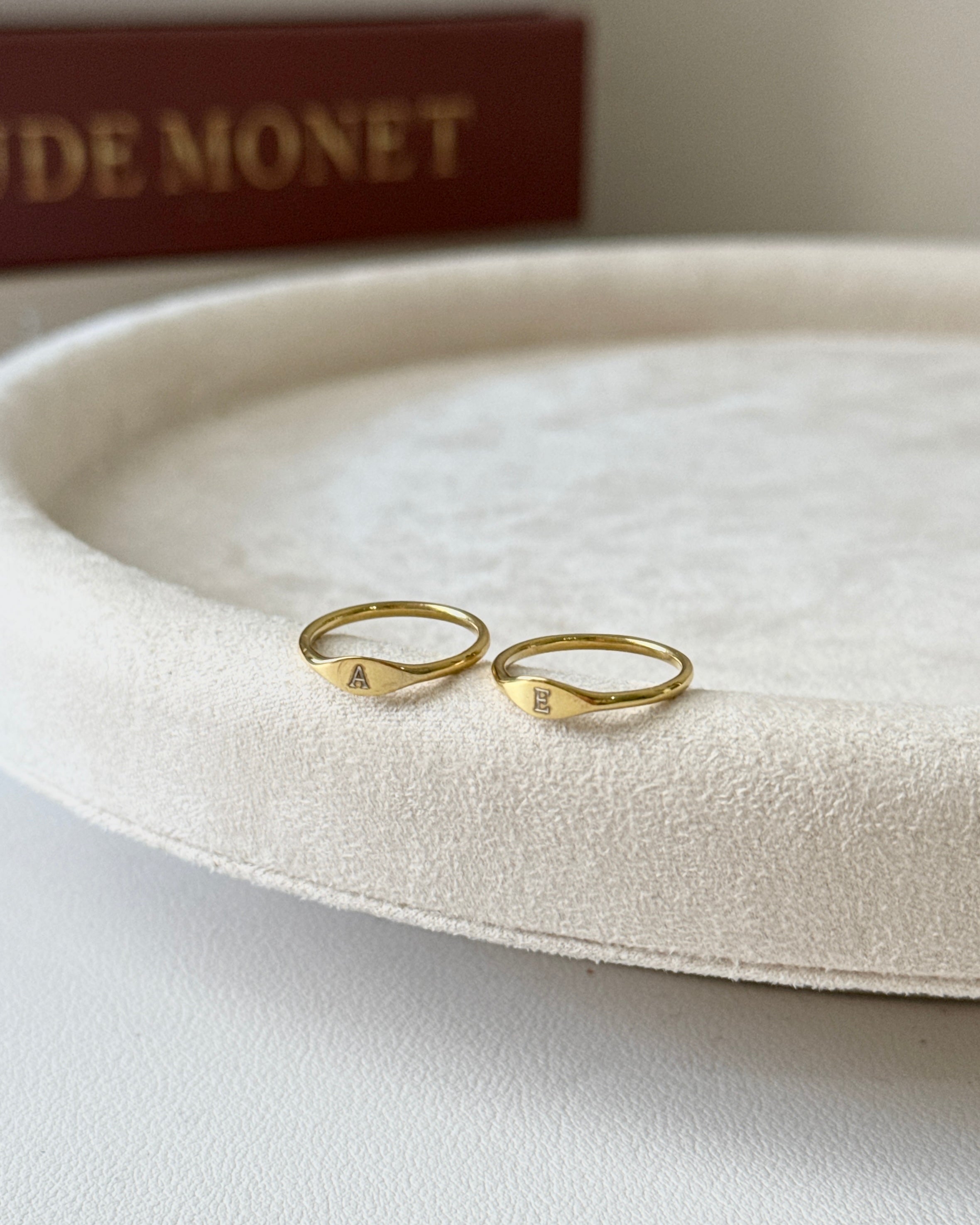 925 | Minimal Harf Yüzük