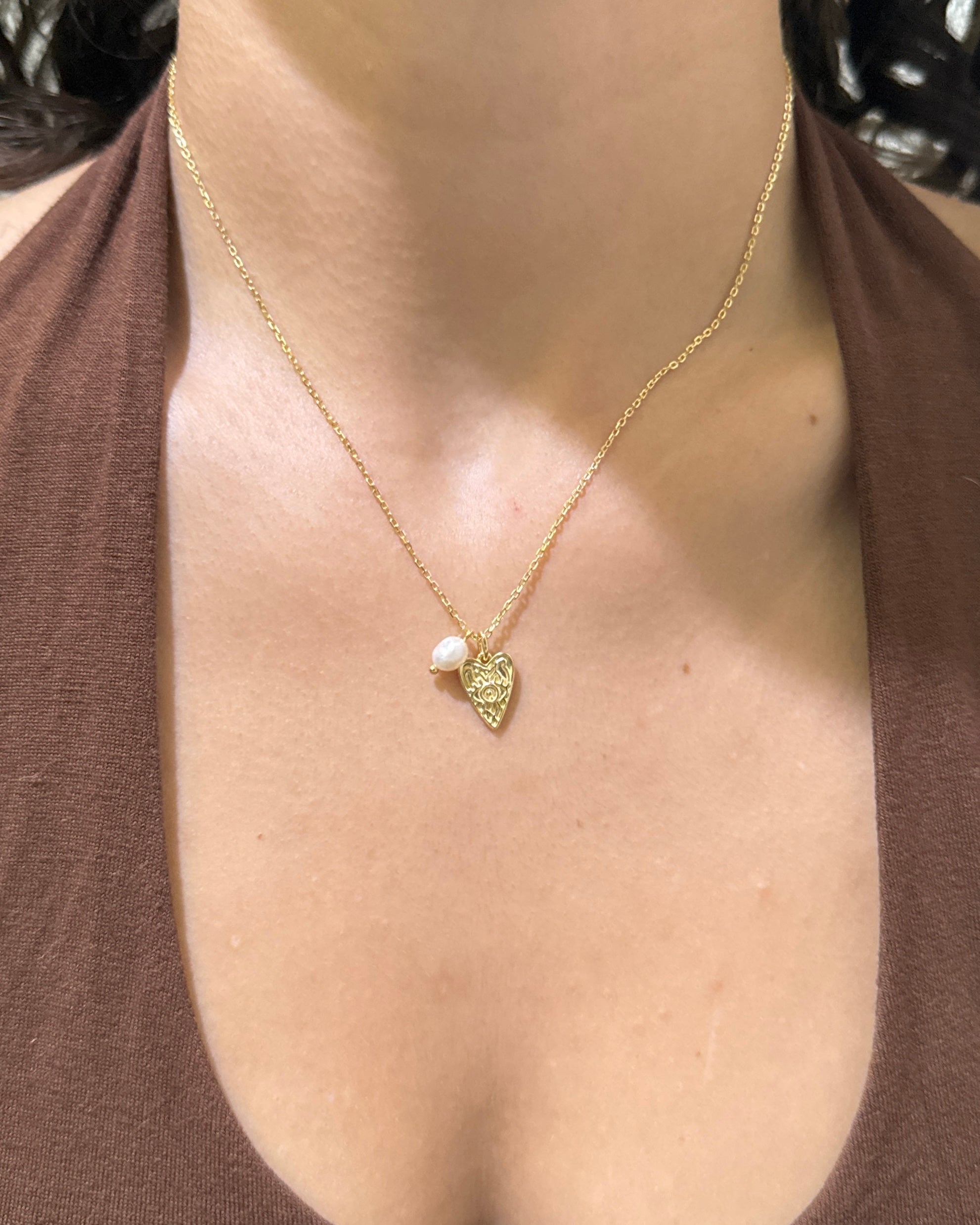 925 | İnci Detay Boho Kolye