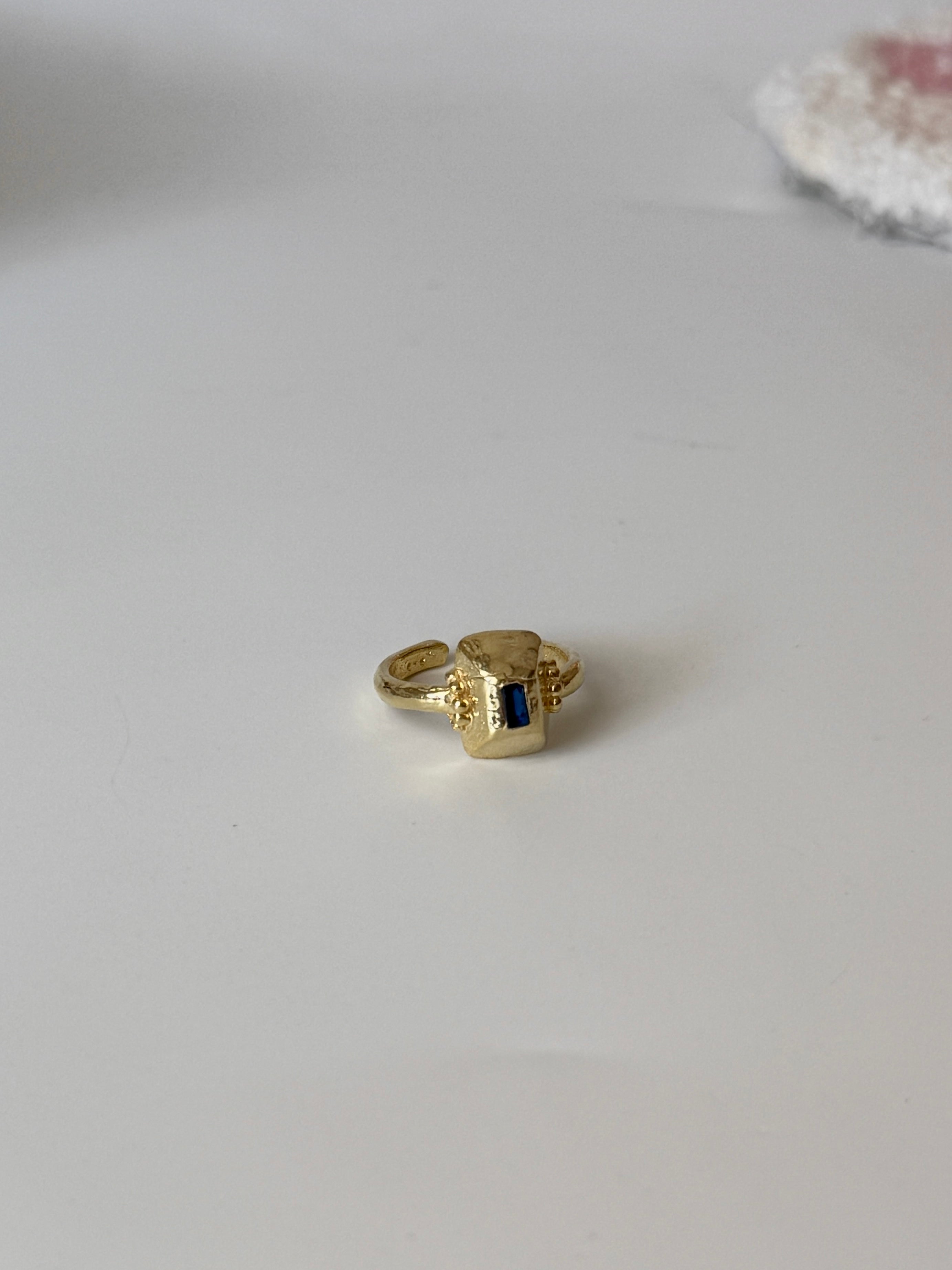 925 | El Yapımı Dörtgen Yüzük