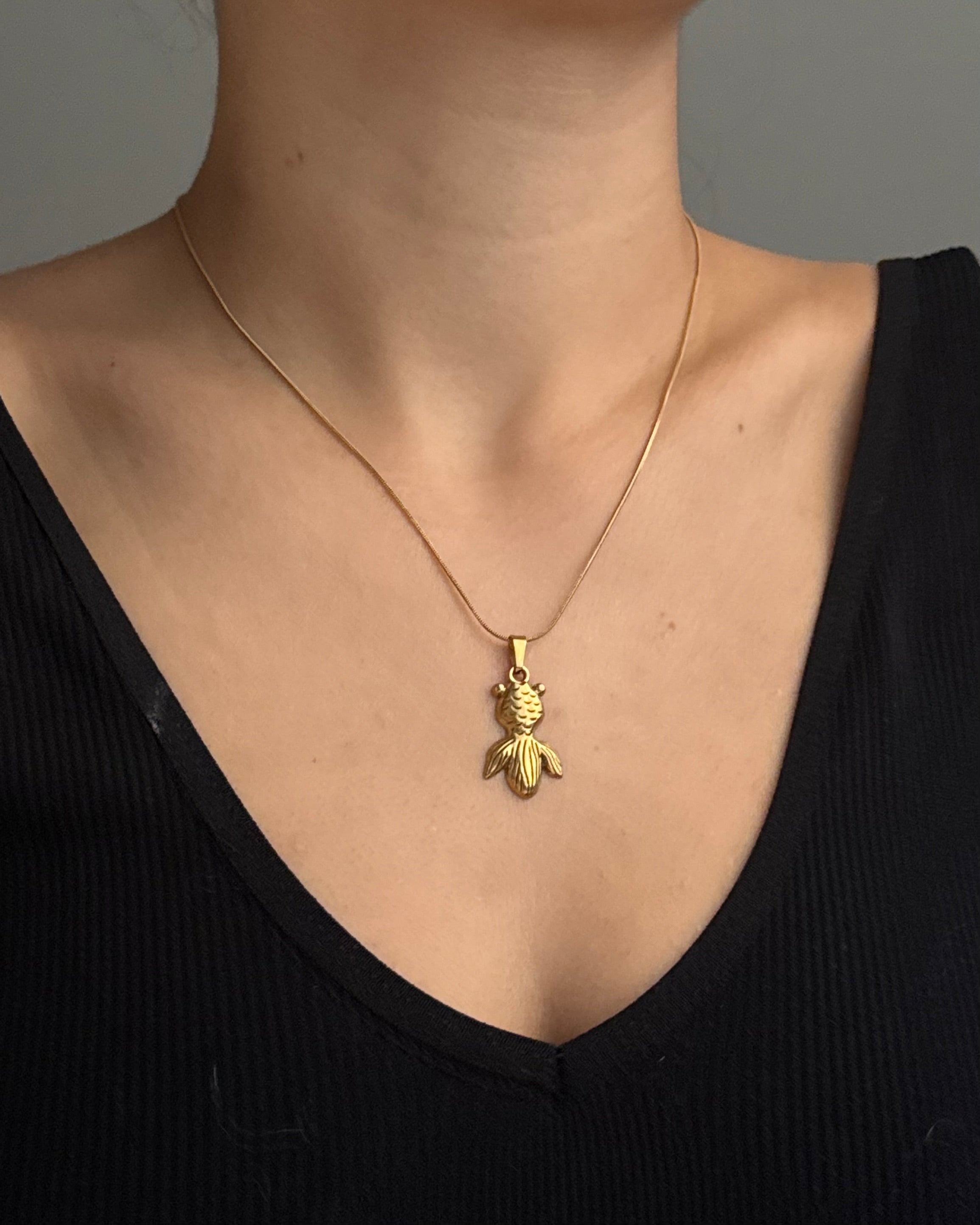 Çelik | Balon Balığı Kolye