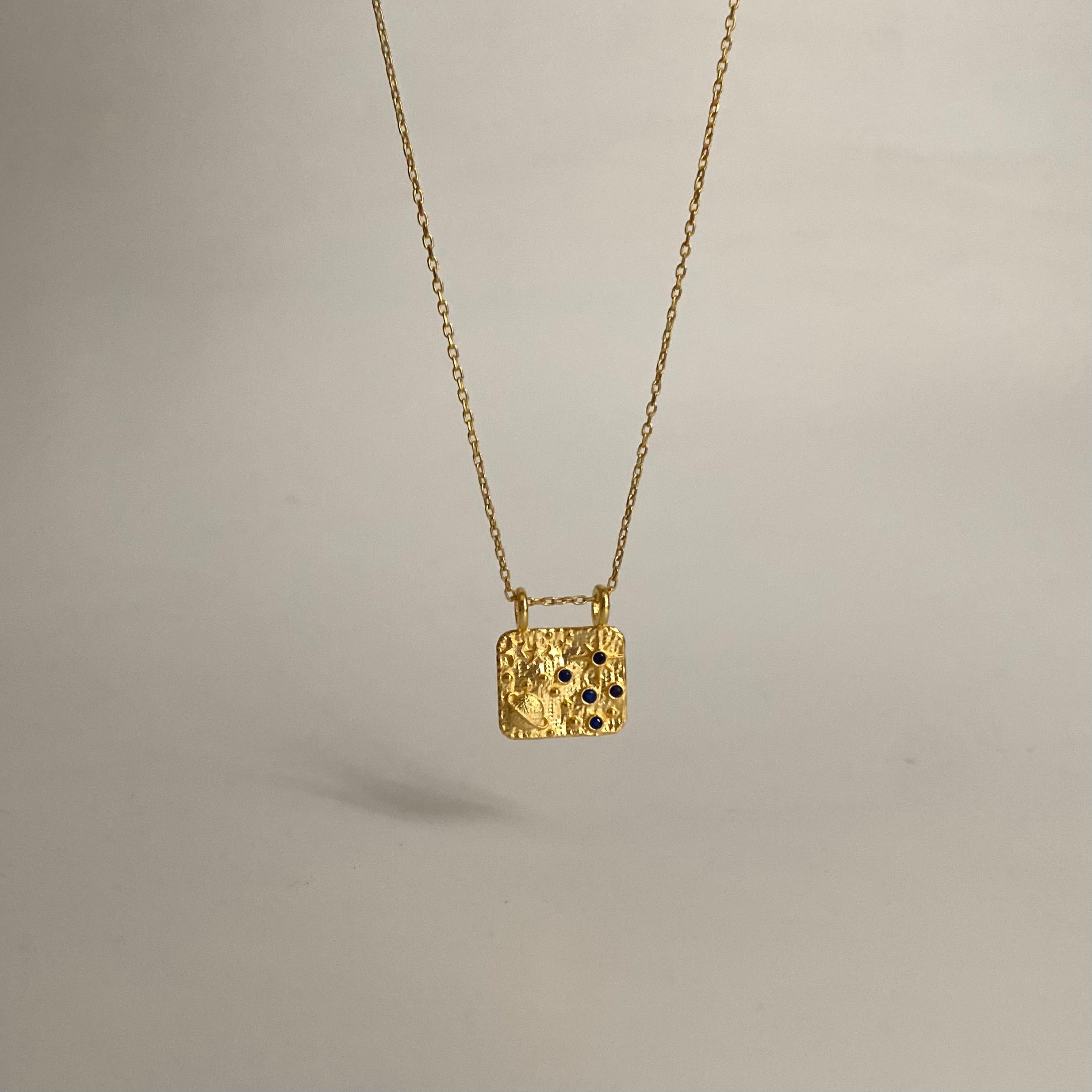 925 Ayar Gümüş Etnik Gezegen Kolye