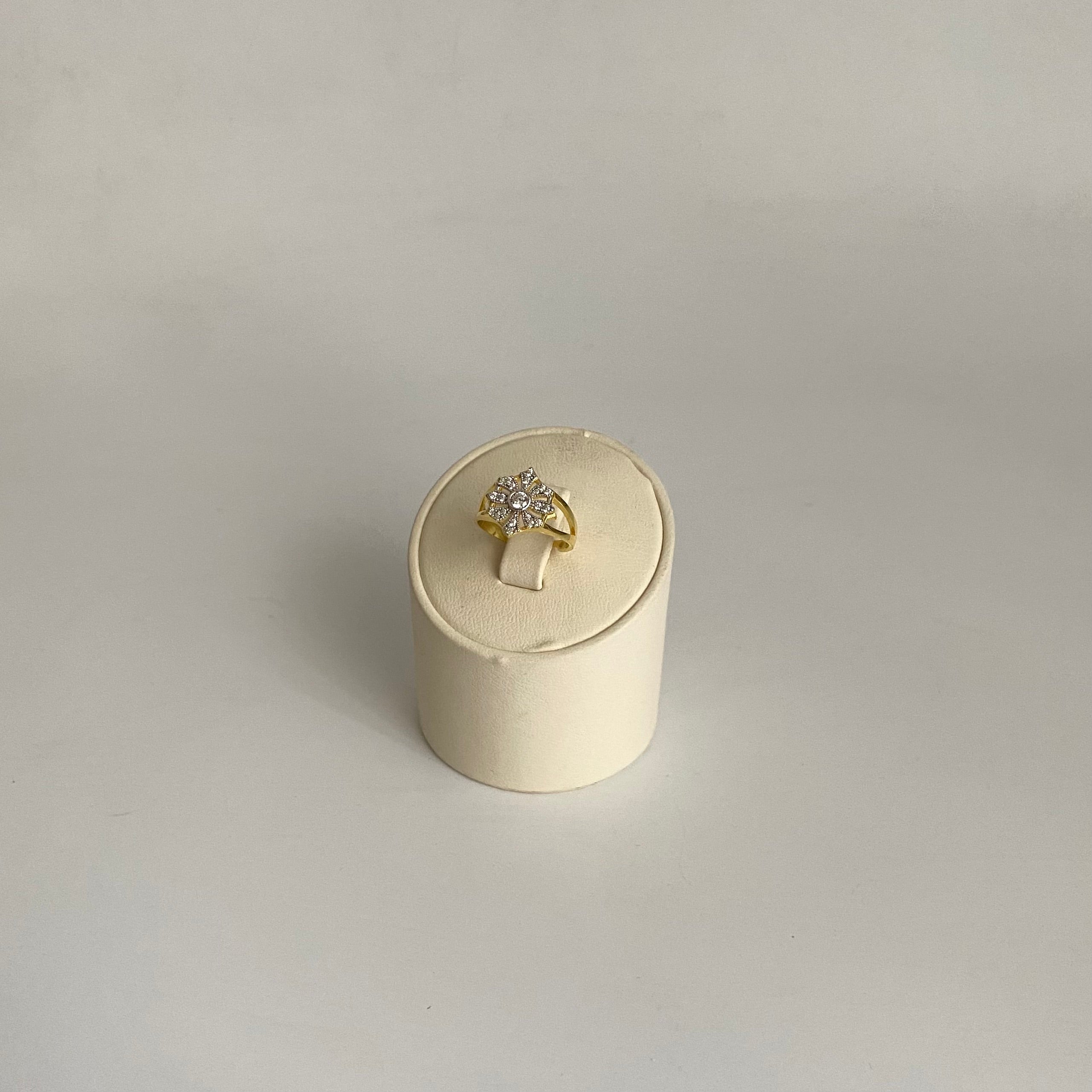 925 Ayar Gümüş Motifli Mix Yüzük