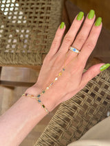 925 Gümüş Bombe Renkli Yüzük