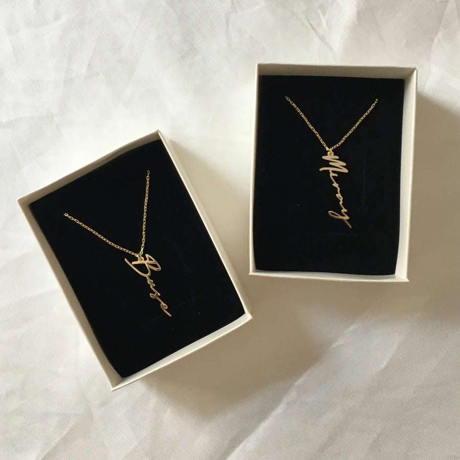 925 | Dikey İsim Kolye