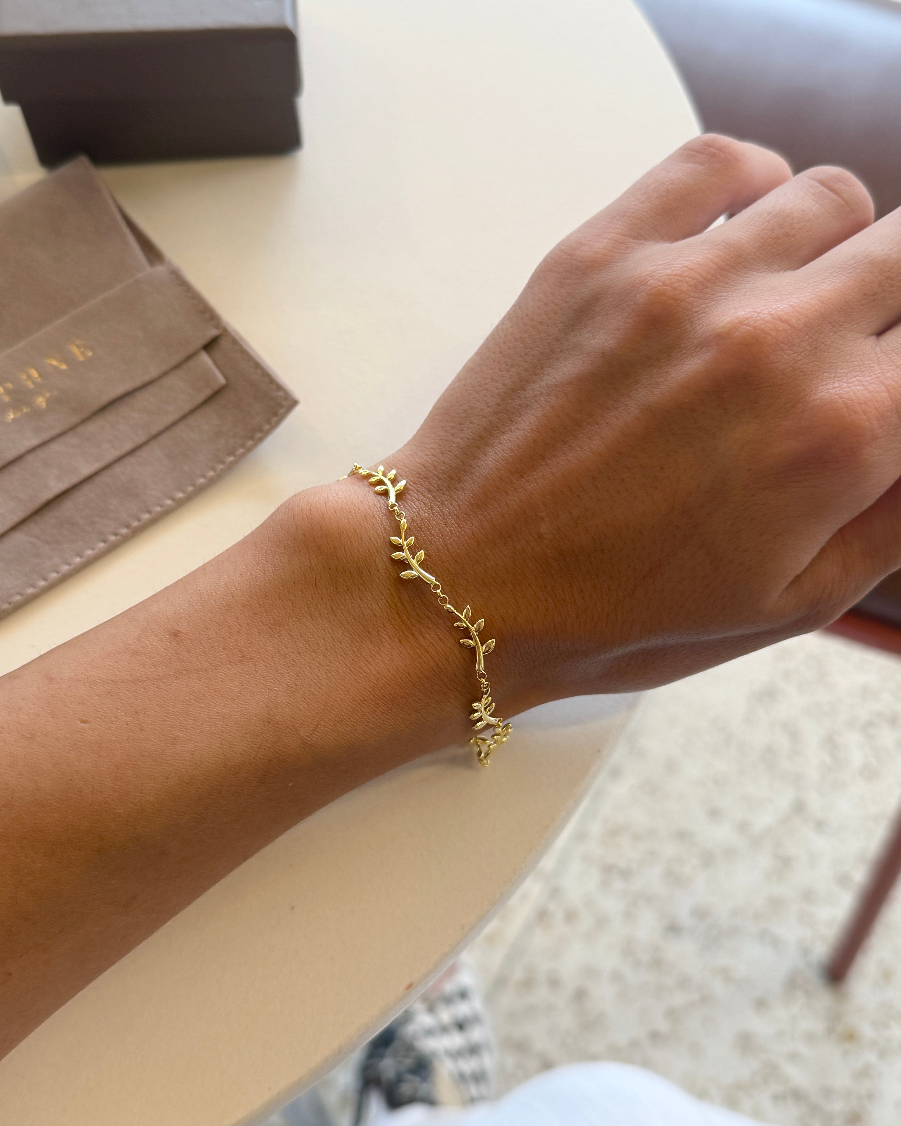 925 | Daphne Yaprak Bileklik