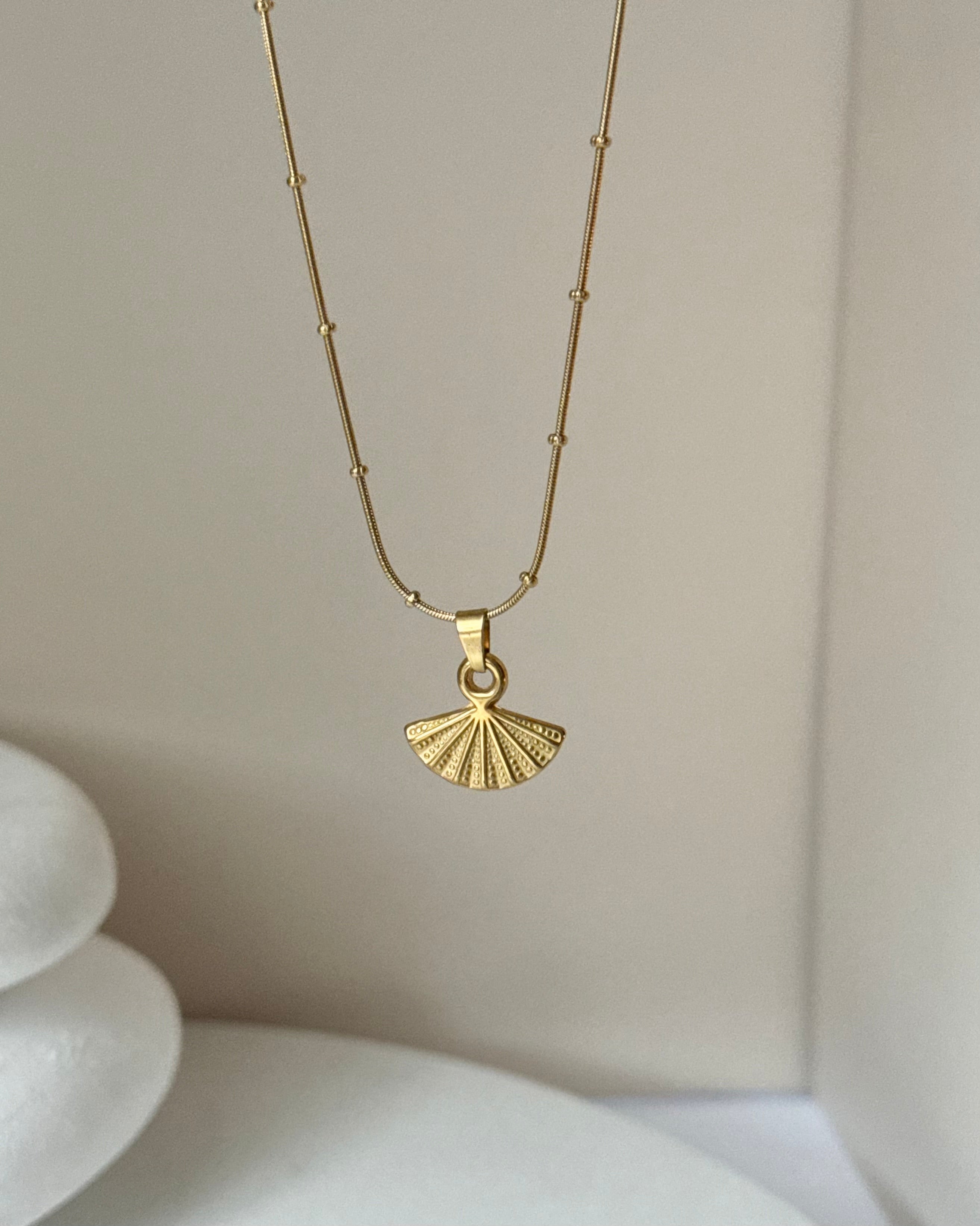 Çelik | Basic Yelpaze Kolye