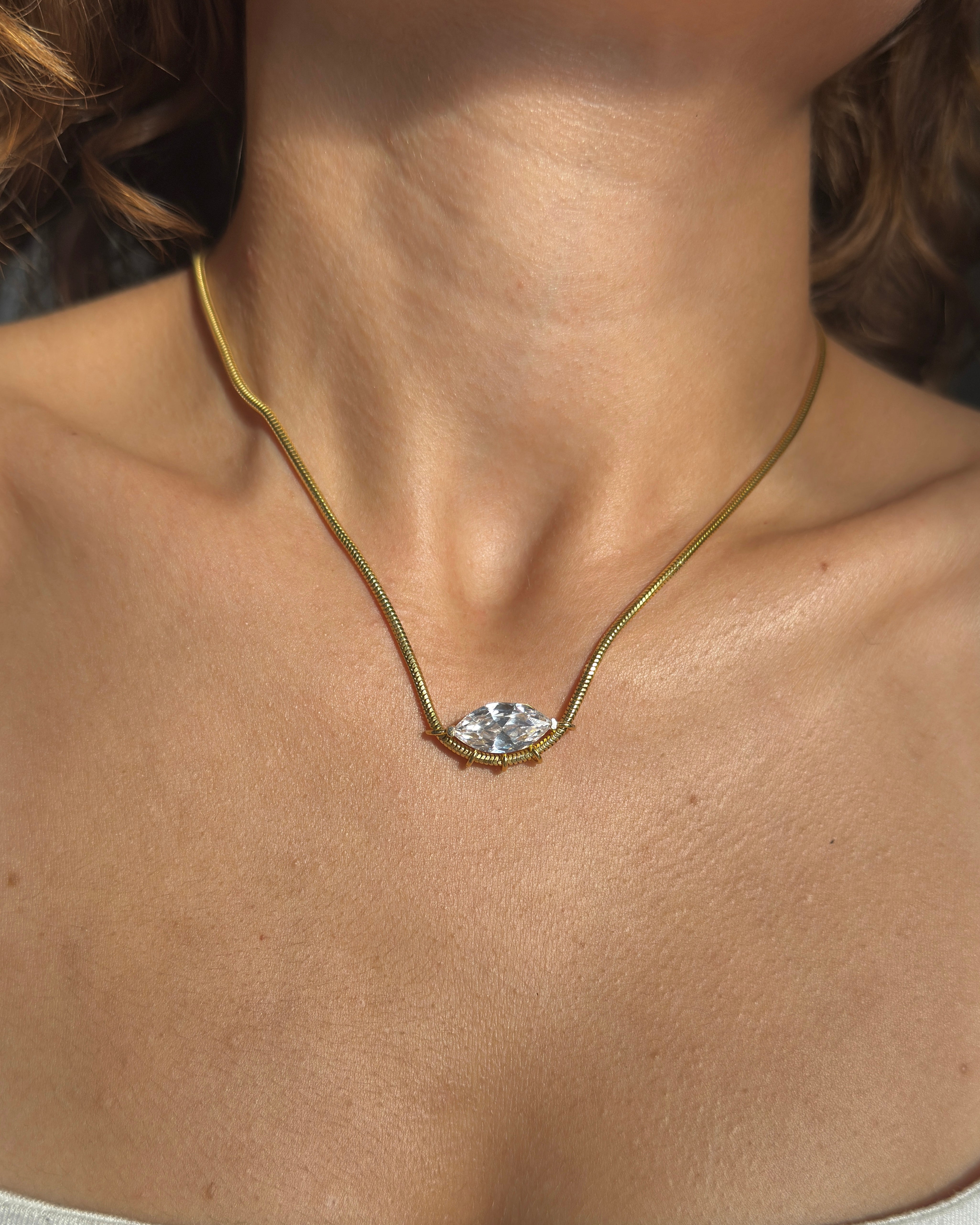 925 | Markiz Işıltı Kolye