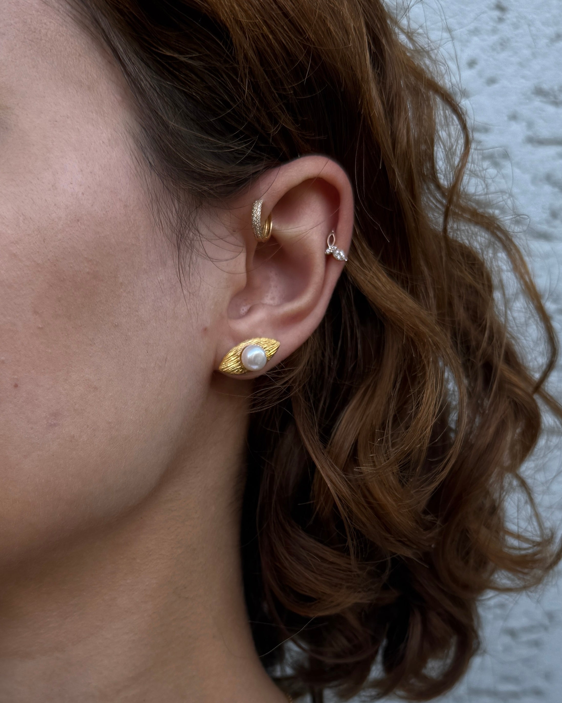 925 | İncili Göz Küpe