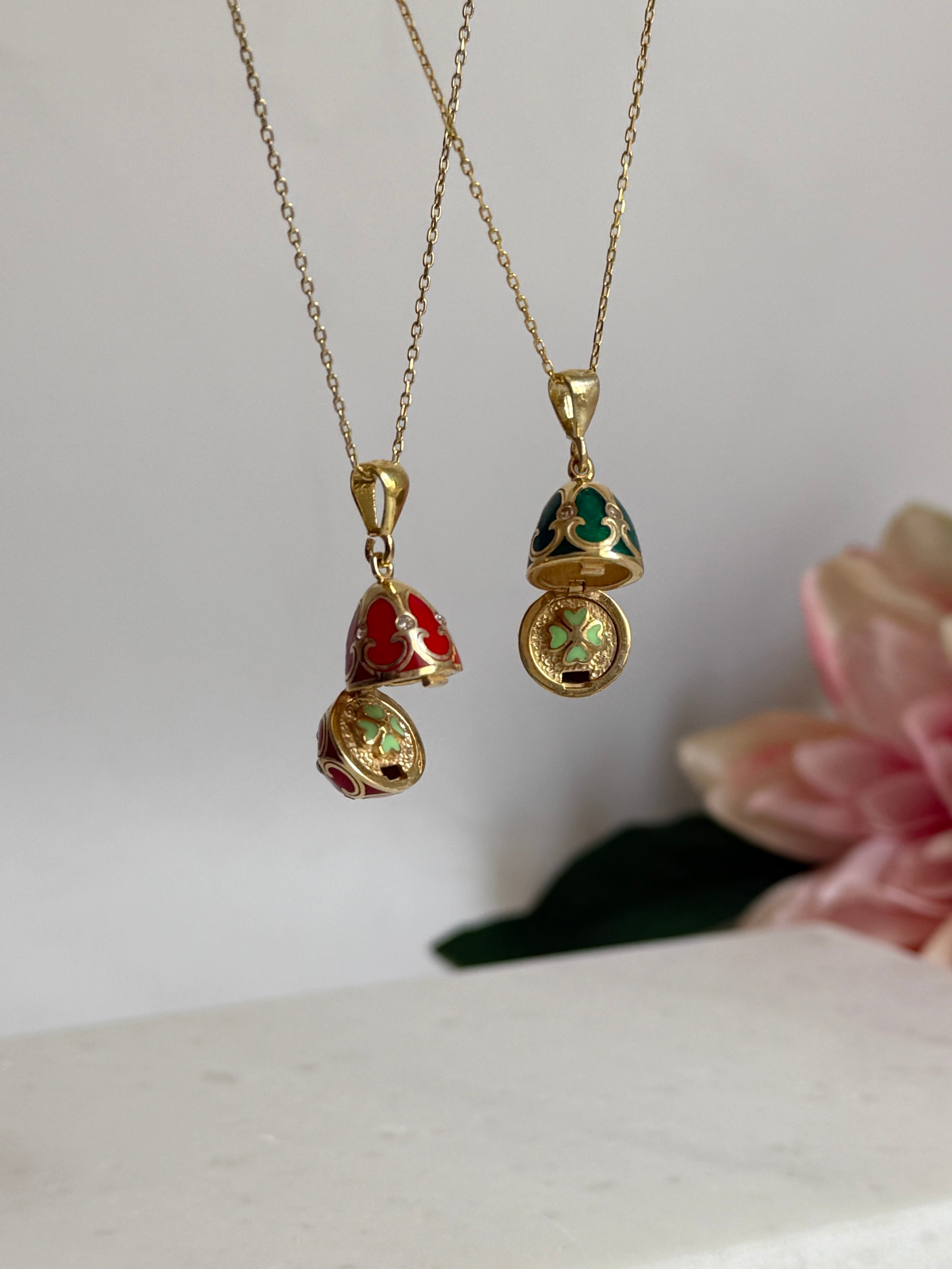 925 Gümüş Limited Şans Yumurtası Kolye