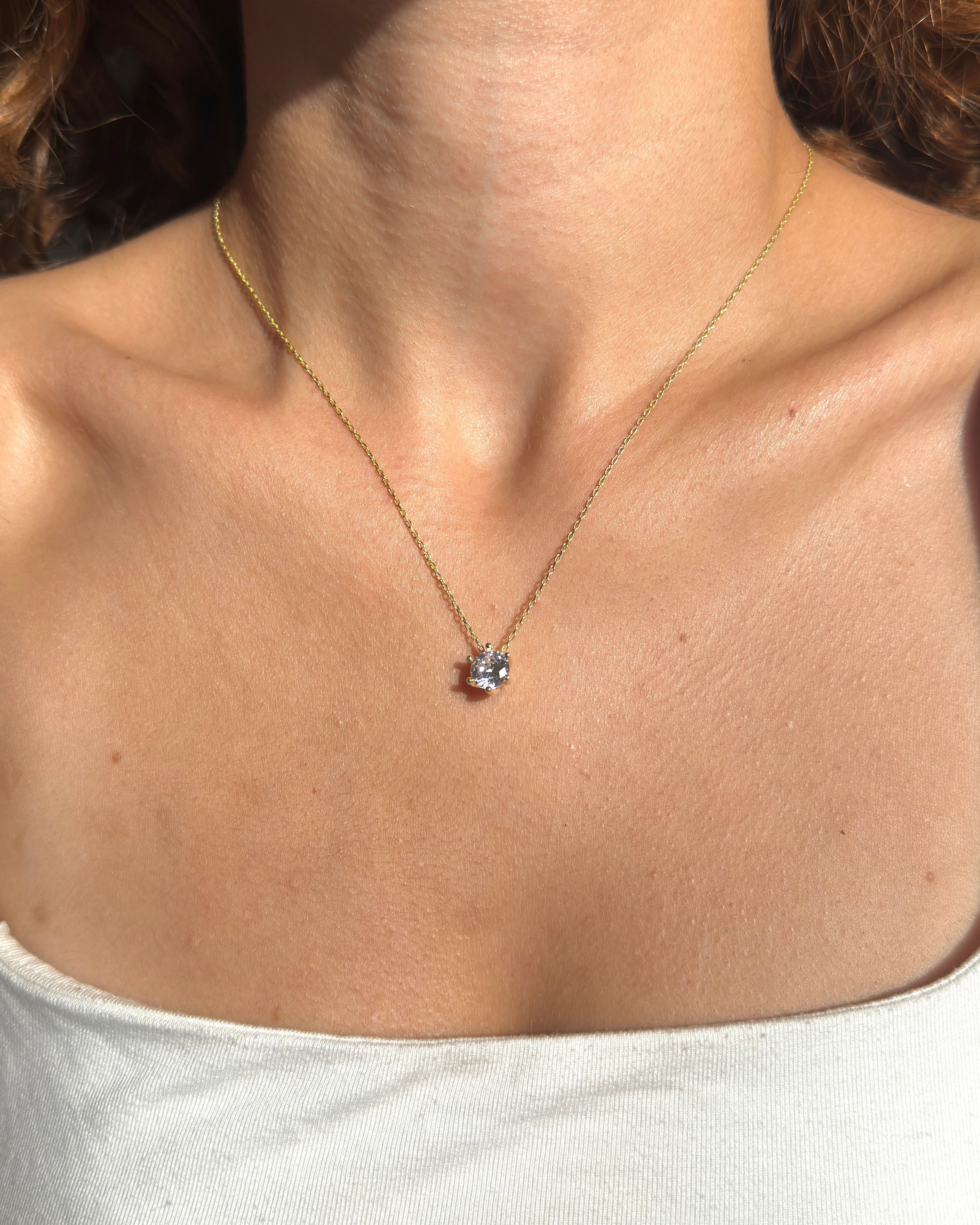 925 | Klasik Tektaş Kolye