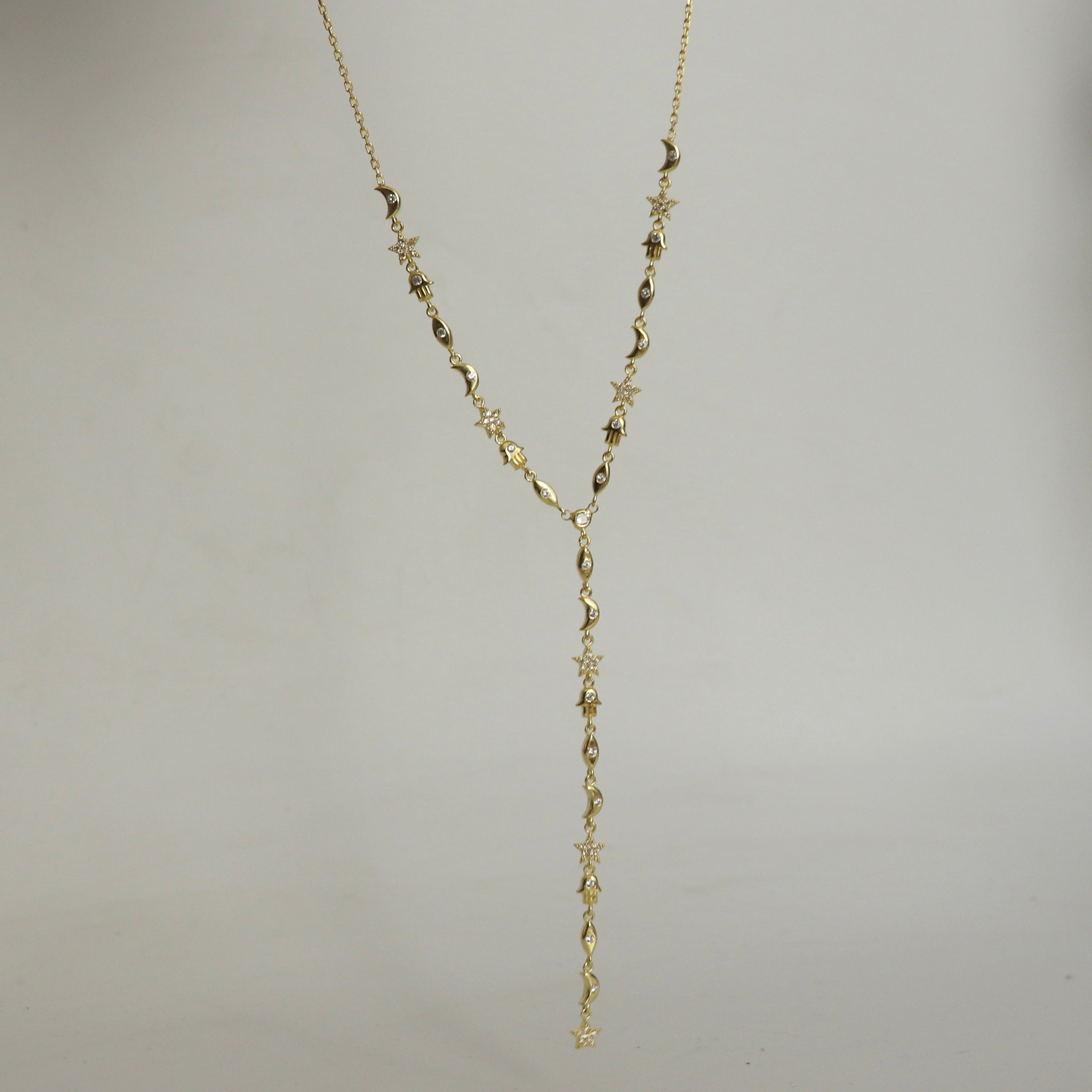 925 Gümüş Nazar Sembol Y Kolye