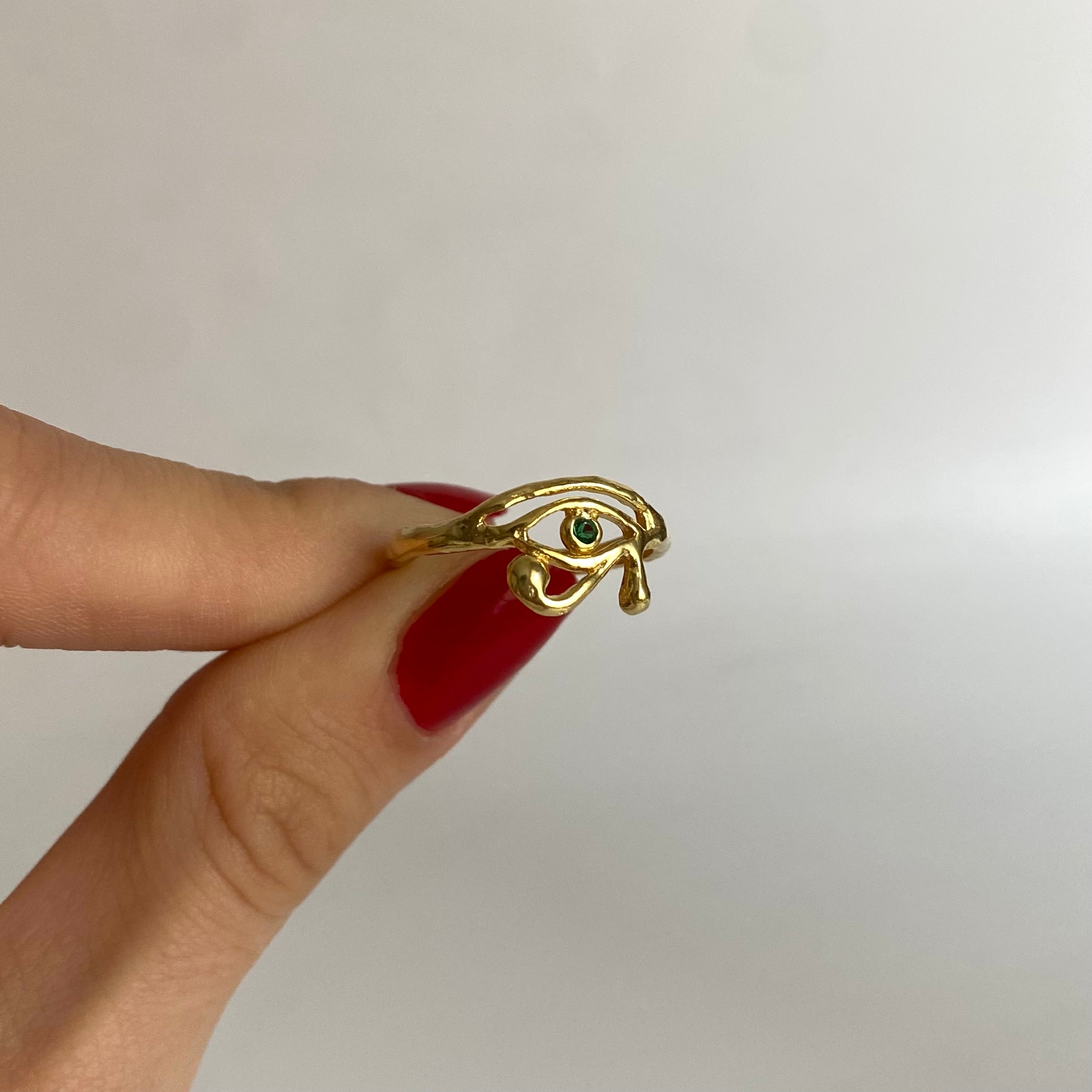 925 Gümüş Antik Ra Yüzük