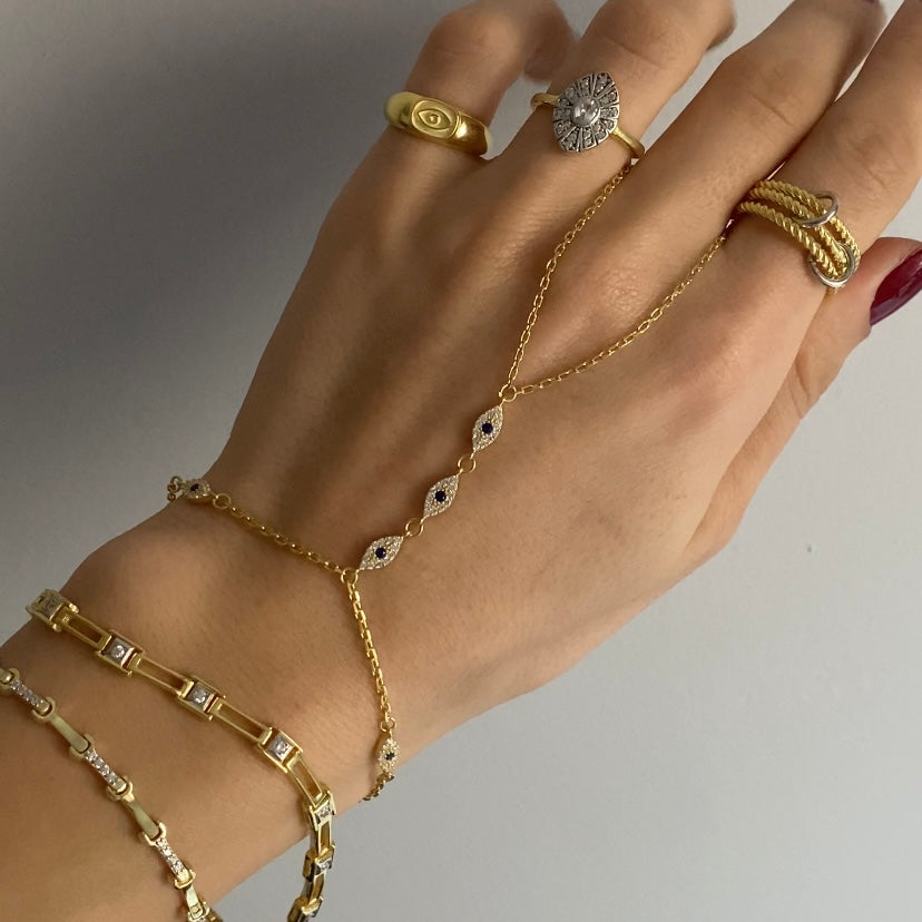 925 Gümüş Göz Şahmeran