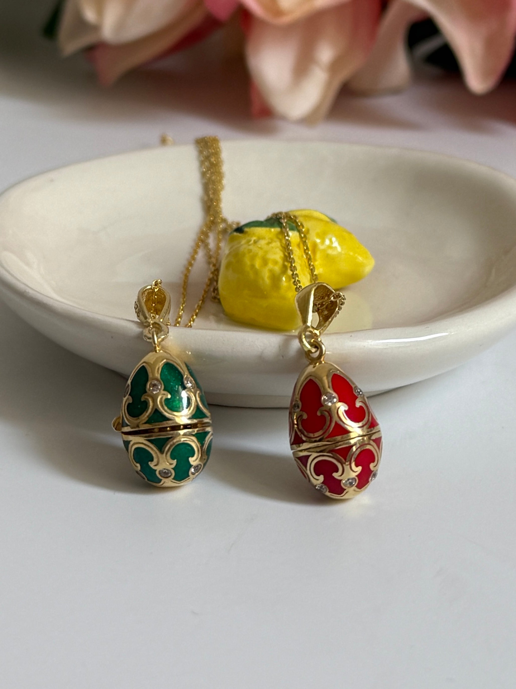 925 Gümüş Limited Şans Yumurtası Kolye