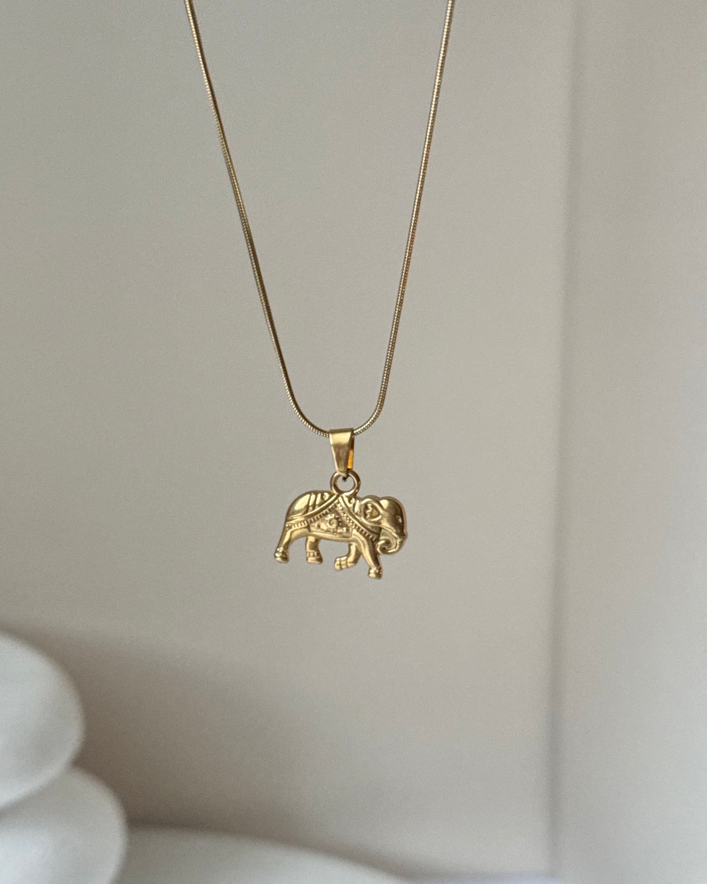 Çelik | Boho Fil Kolye