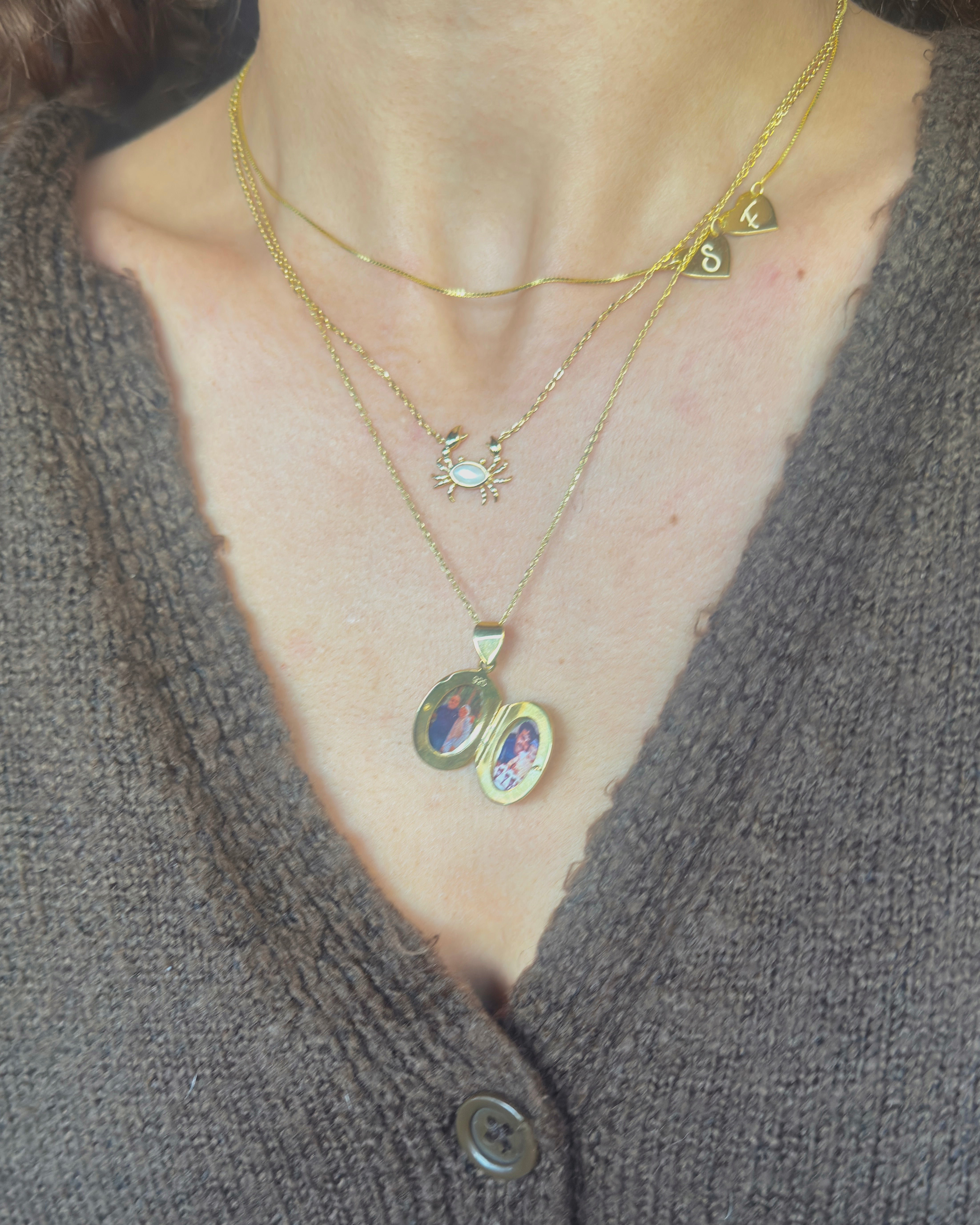 925 | Kapaklı Resim Anı Kolyesi