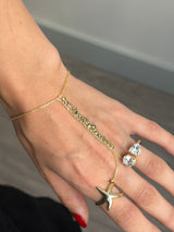 925 Gümüş Haki Taşlı Şahmeran