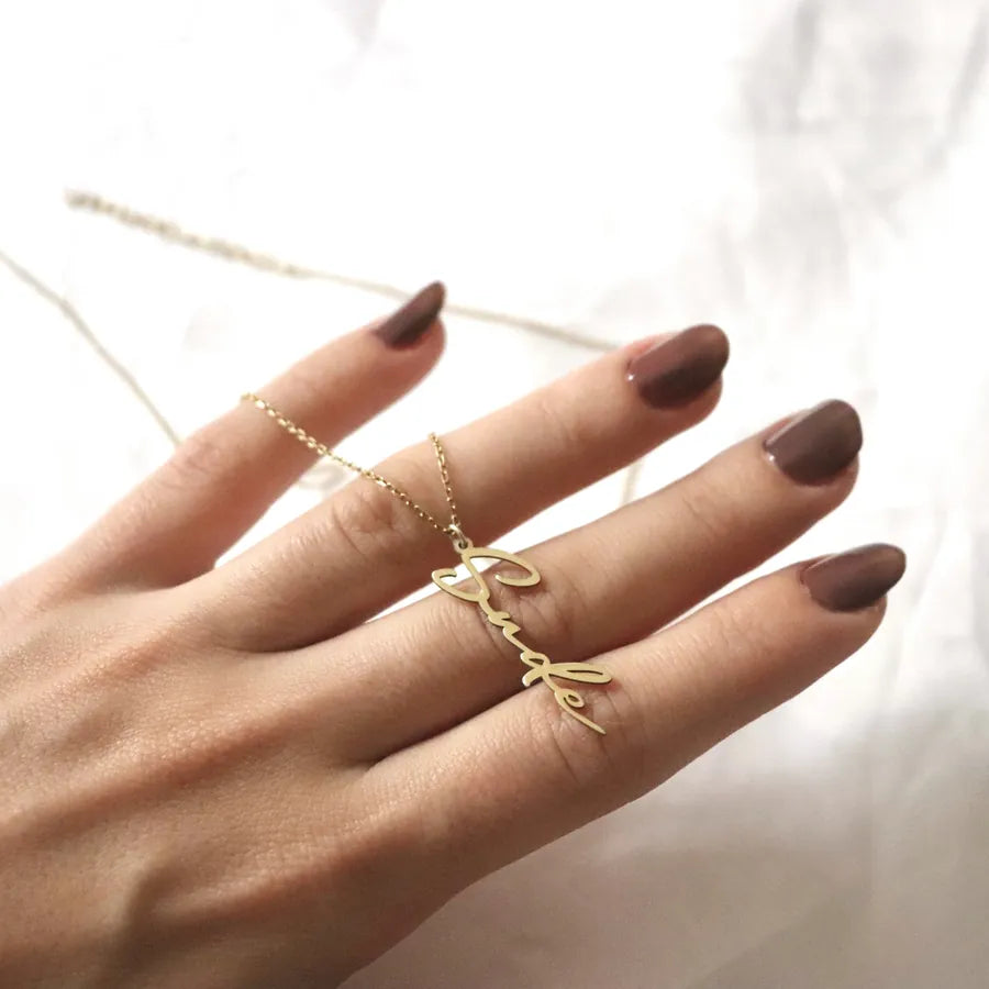 925 | Dikey İsim Kolye