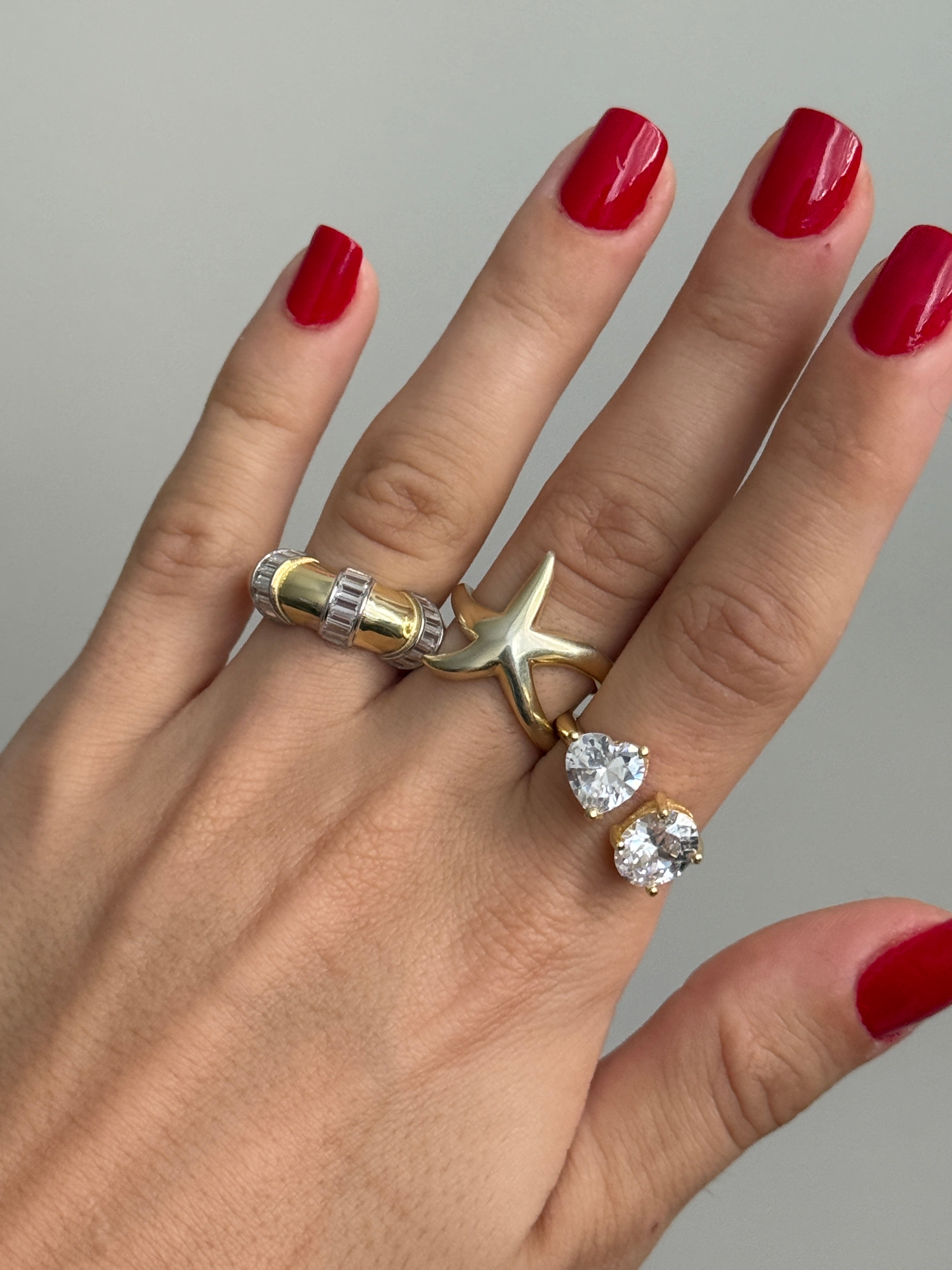 925 Gümüş Deniz Yıldızı Yüzük