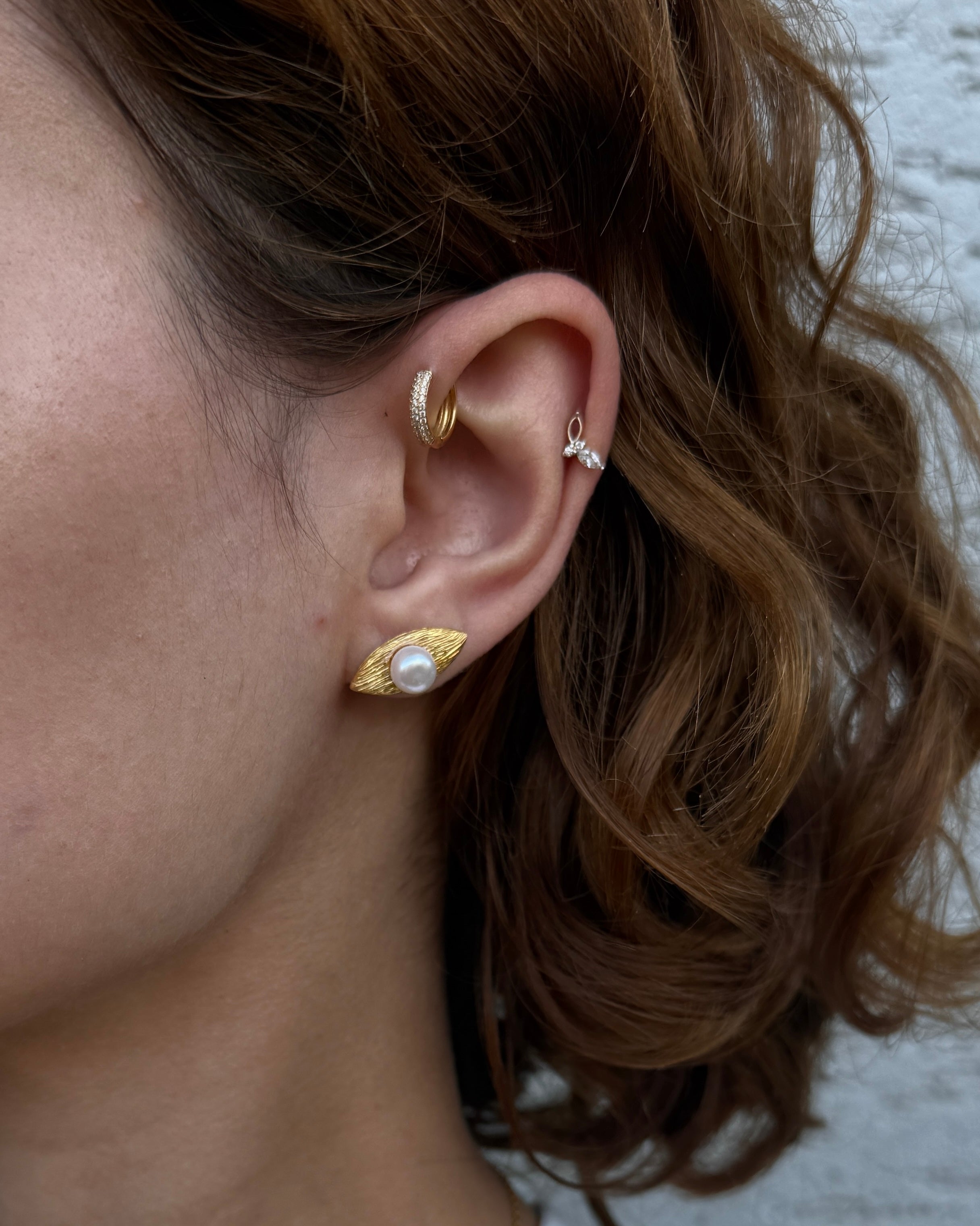 925 | İncili Göz Küpe