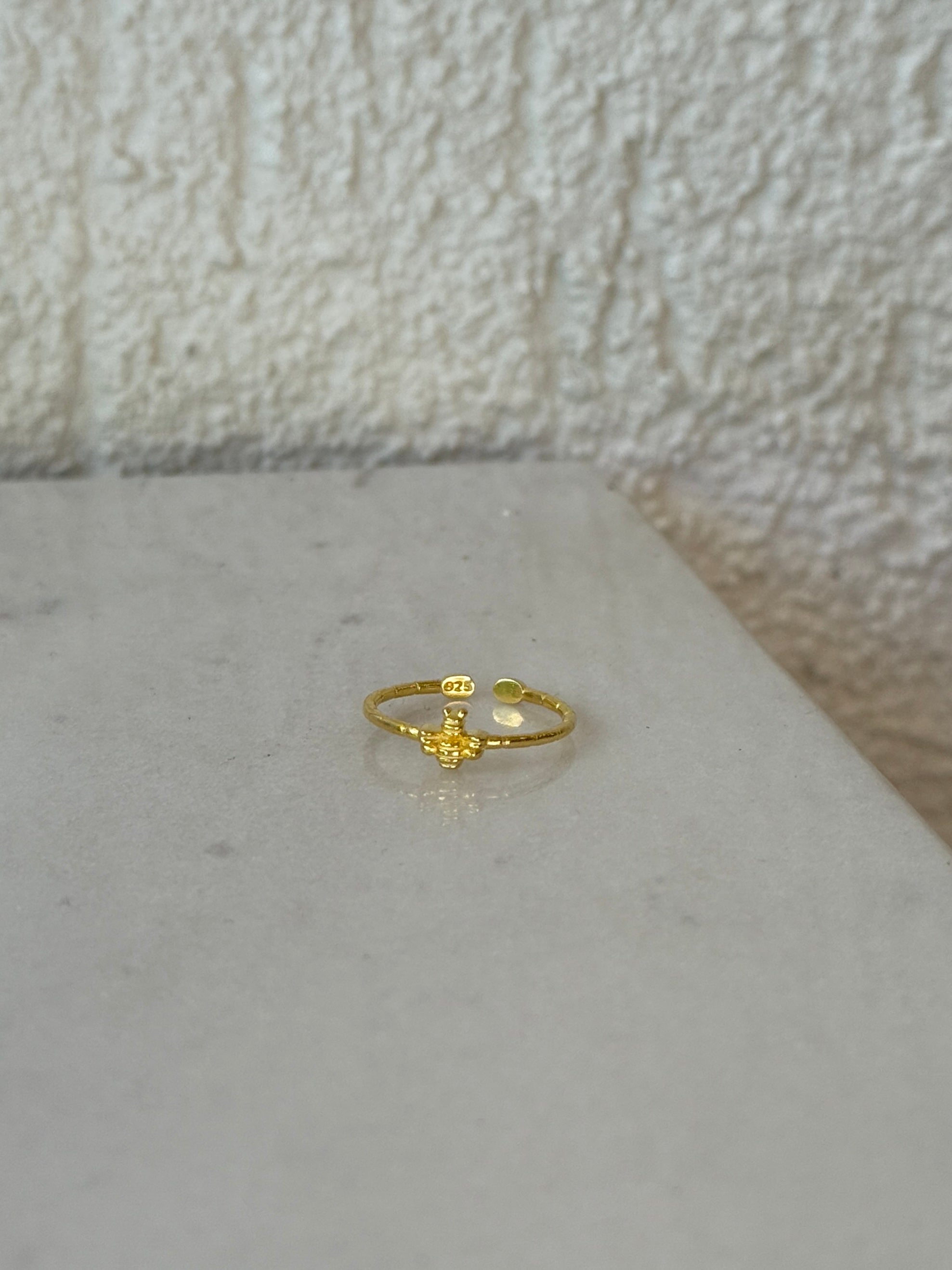 925 Gümüş Mini Arı Yüzük