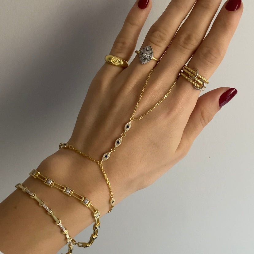 925 Gümüş Göz Şahmeran