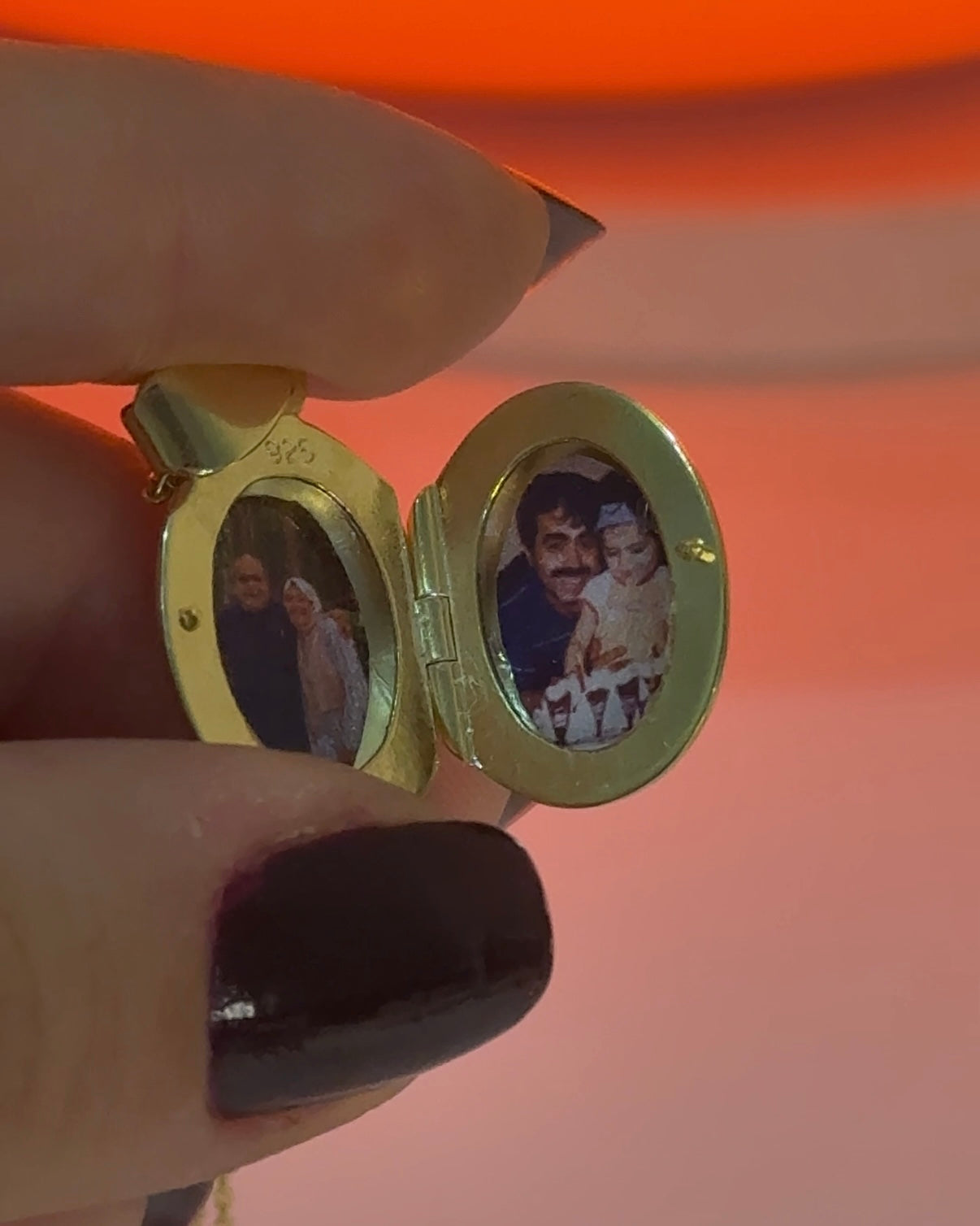 925 | Kapaklı Resim Anı Kolyesi