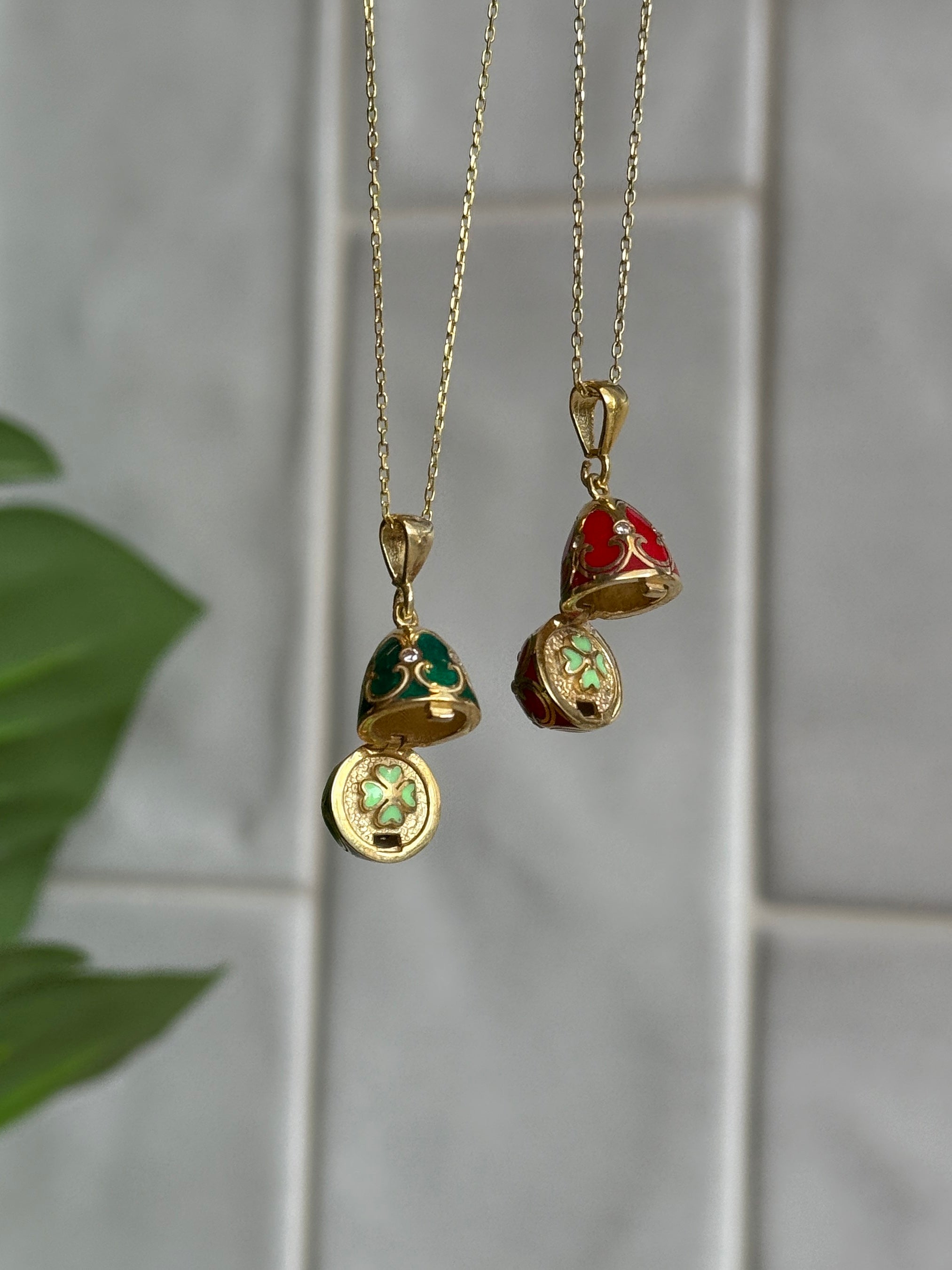 925 Gümüş Limited Şans Yumurtası Kolye