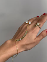 925 Gümüş Haki Taşlı Şahmeran