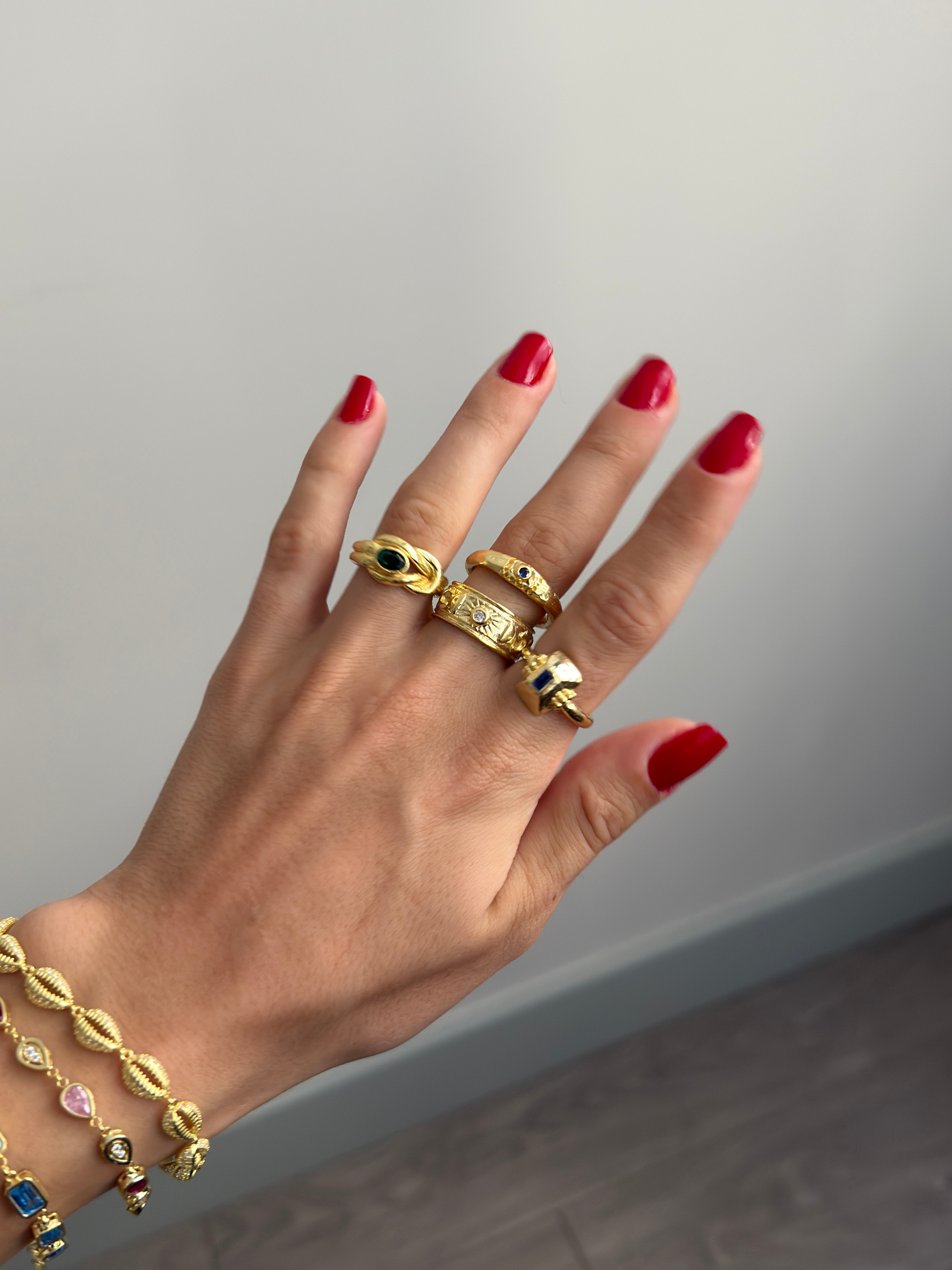 925 | El Yapımı Düğüm Yüzük