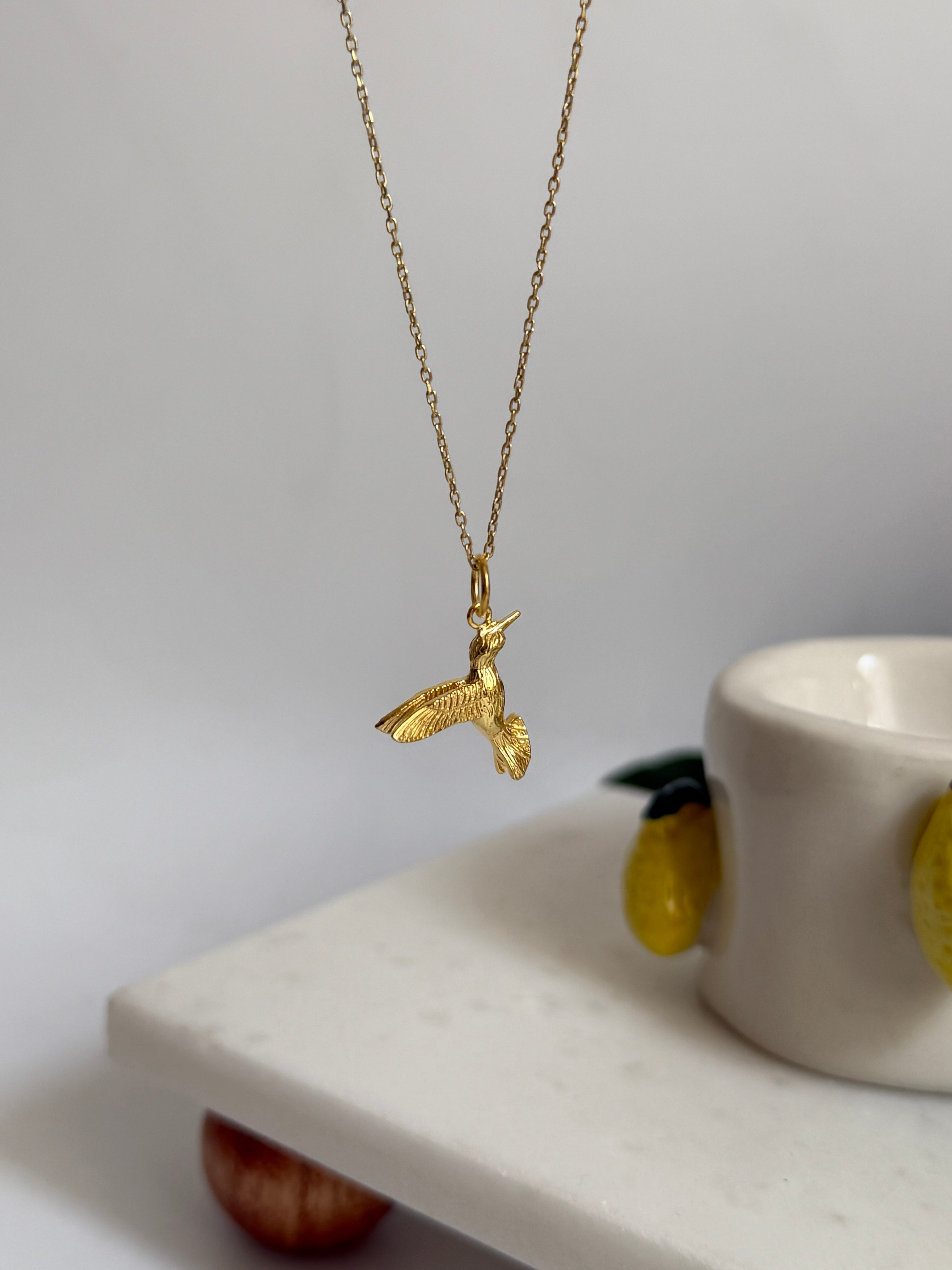 925 Gümüş Birdie / Kuş Kolye