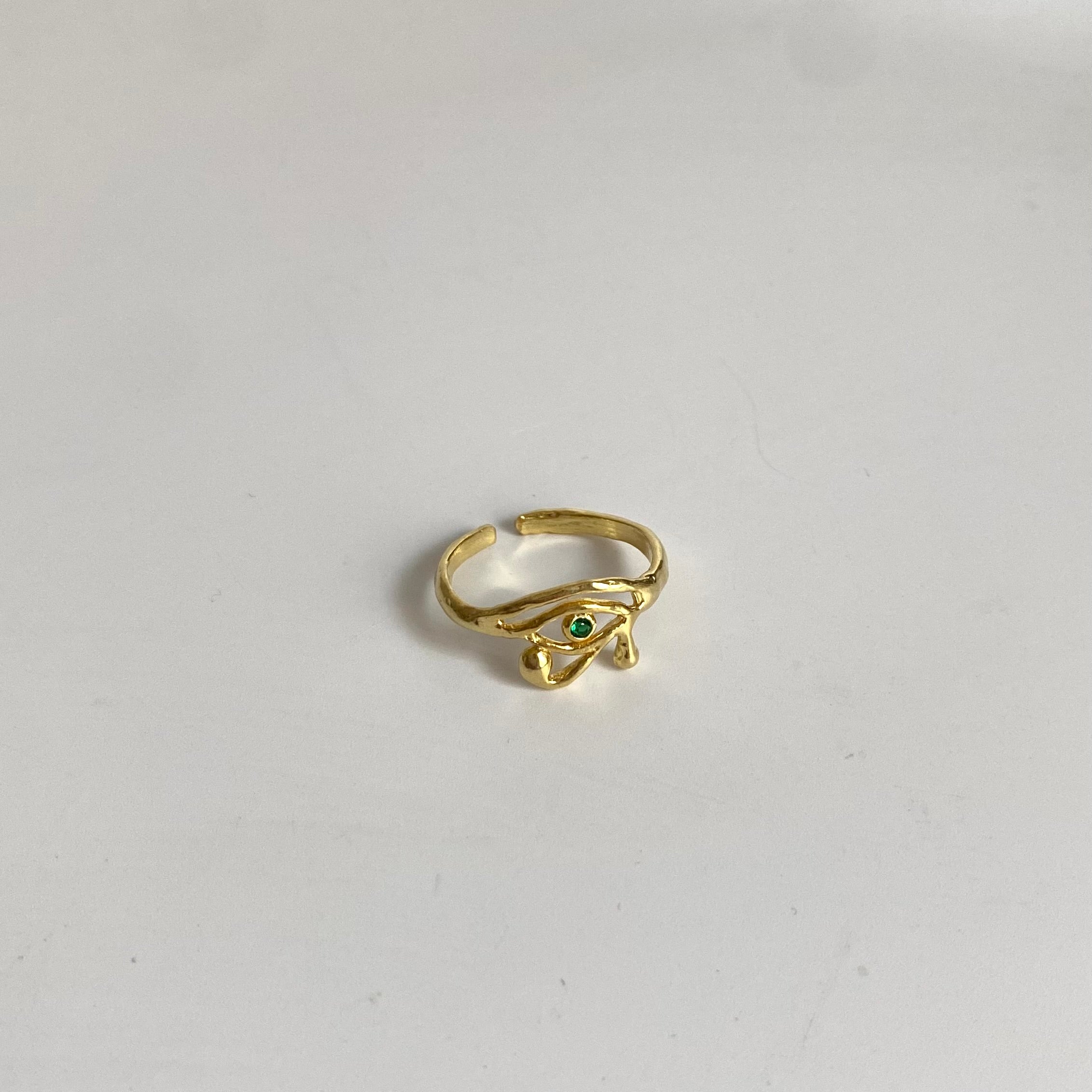 925 Gümüş Antik Ra Yüzük