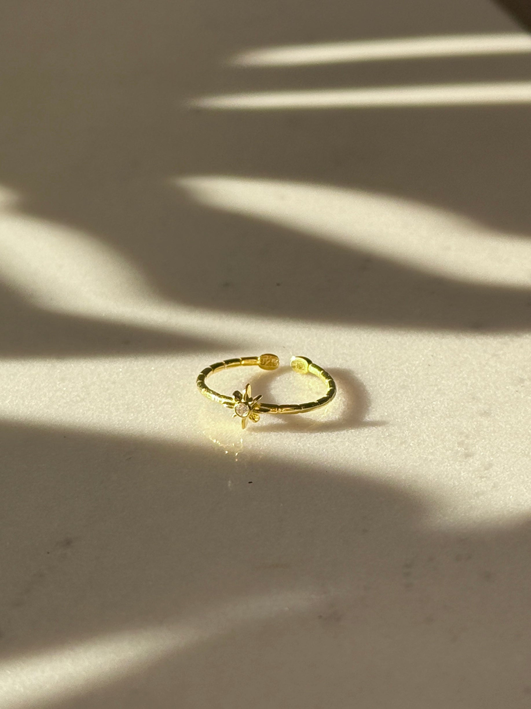 925 Gümüş Mini Yıldız Yüzük