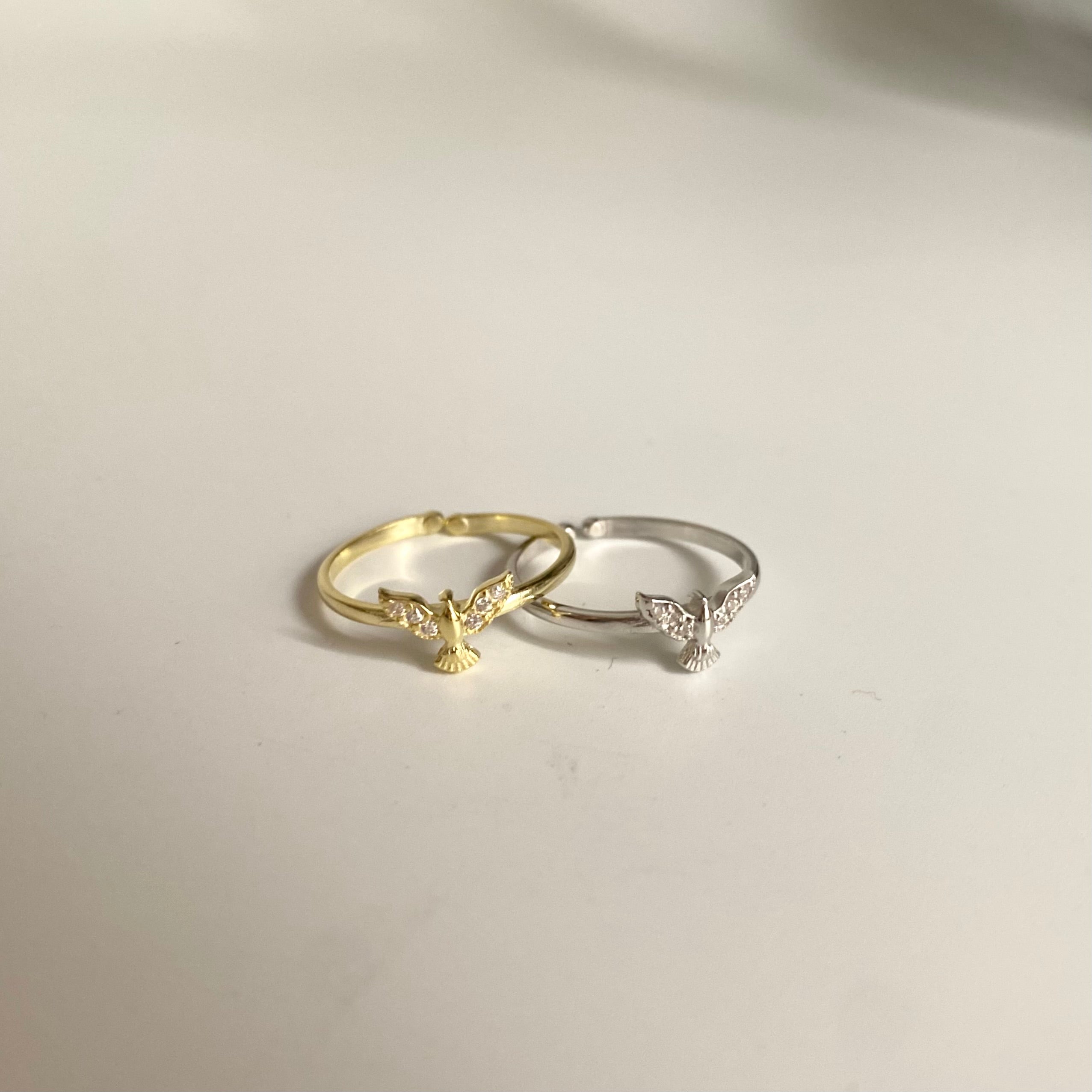 925 Gümüş Minimal Anka Yüzük