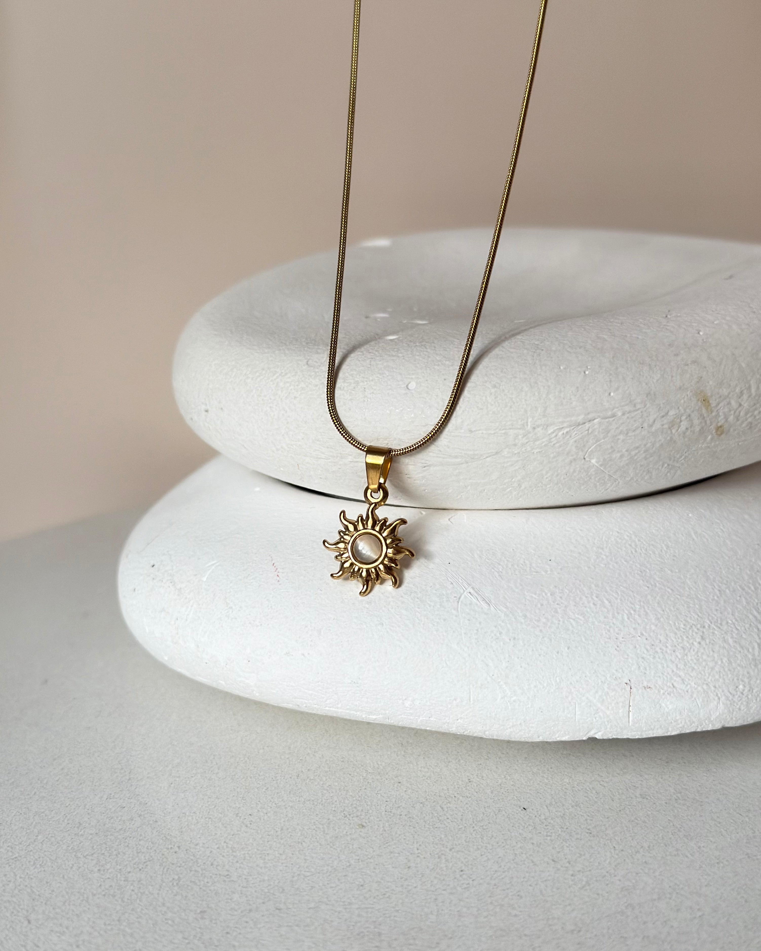 Çelik | Mini Güneş Kolye