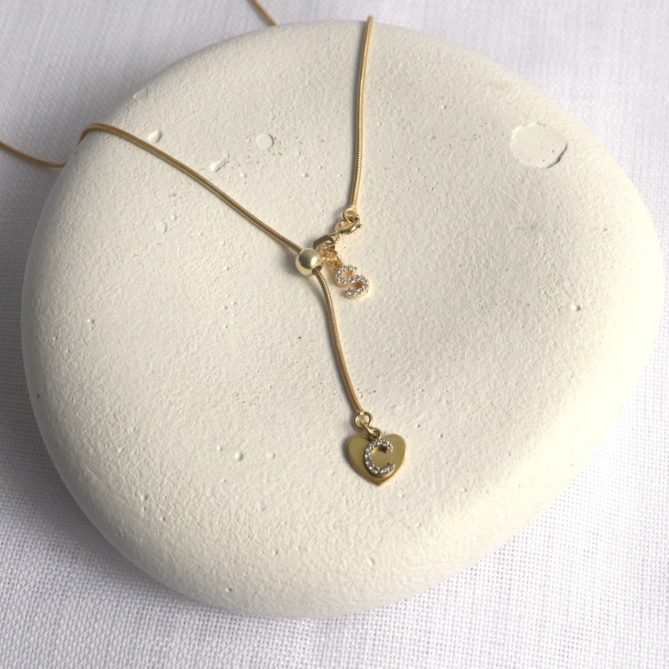 925 Ayar Gümüş | Harfli Asansör Kolye | Y Kolye