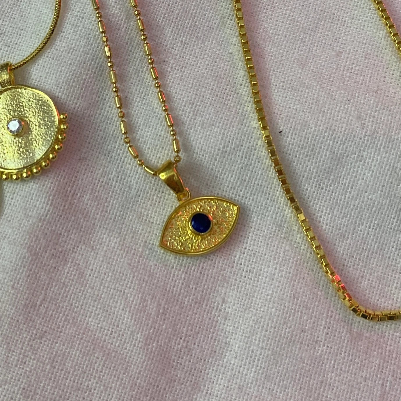 925 Ayar Gümüş | Lacivert Göz Kolye