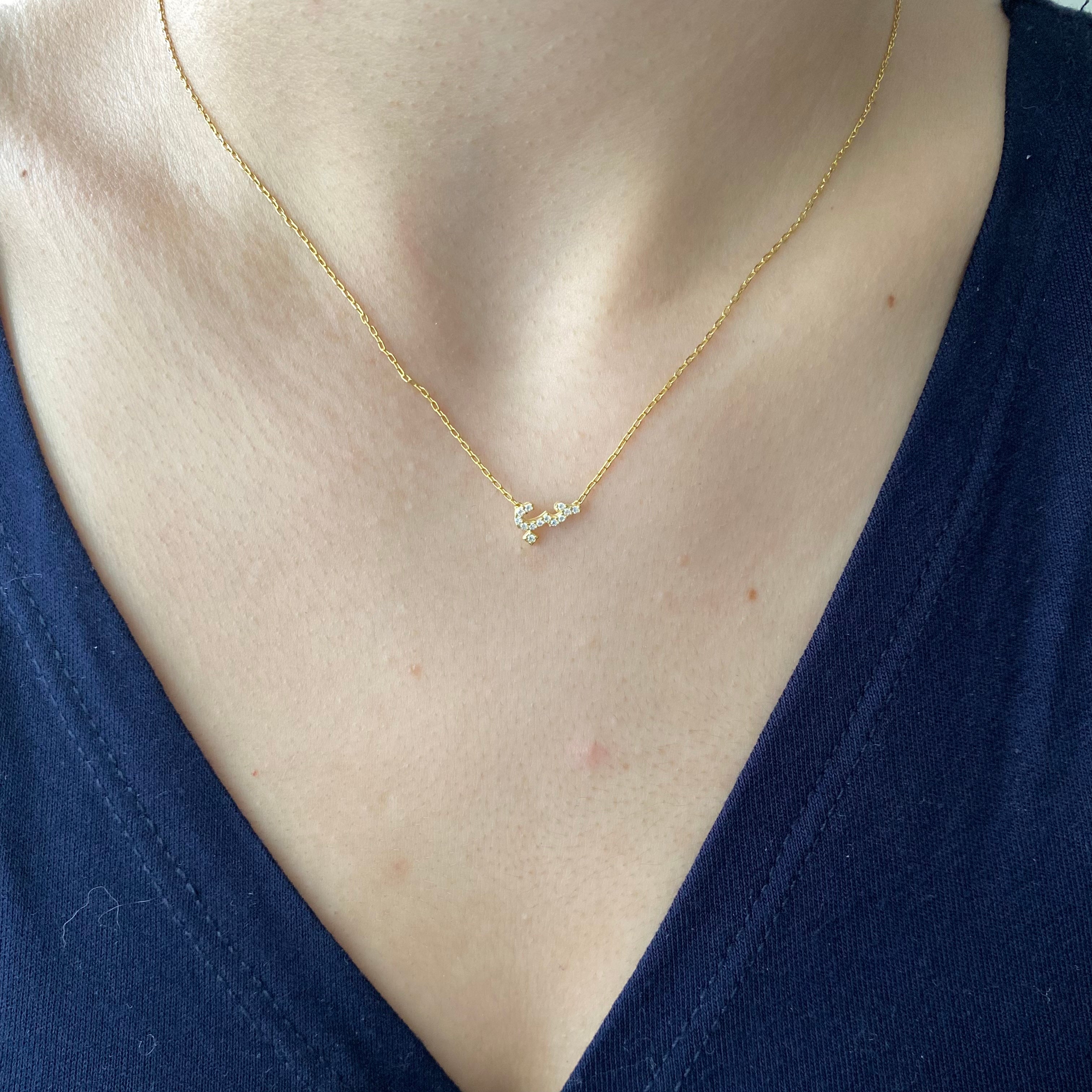 925 Ayar Gümüş | Arapça ``Aşk`` Kolye