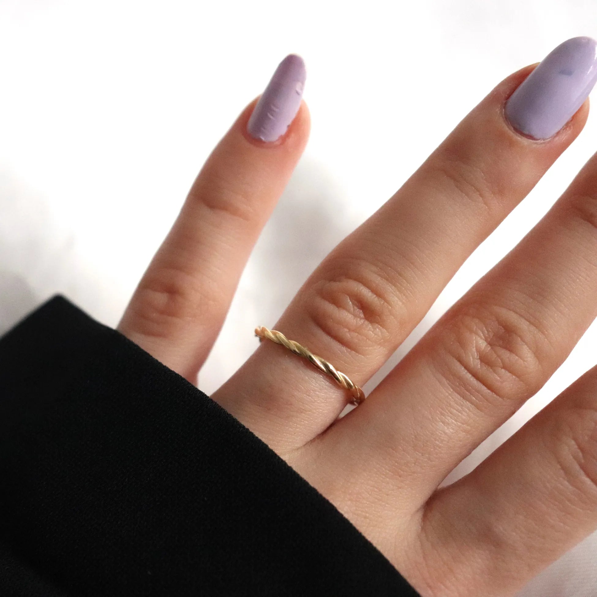 925 Ayar Gümüş | İnce Hayalet Burgu Yüzük