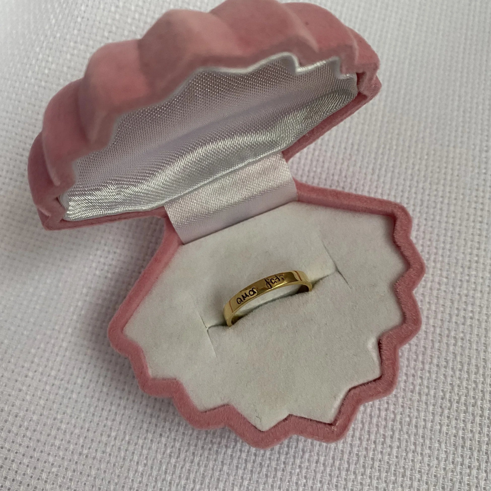 925 Ayar Gümüş | El Yazısı Anı Yüzük