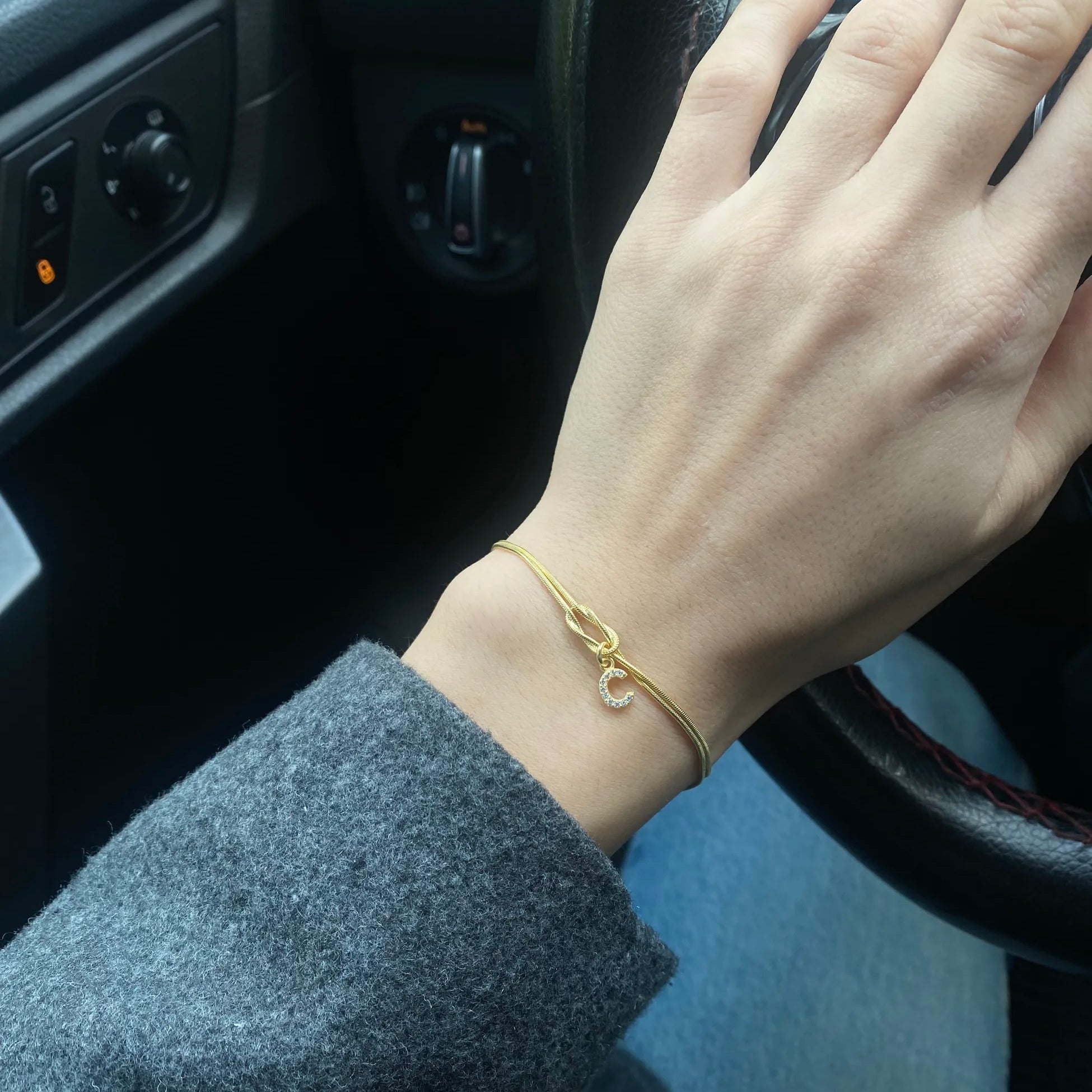 925 Ayar Gümüş | Unisex Aşk Düğümü Bileklik