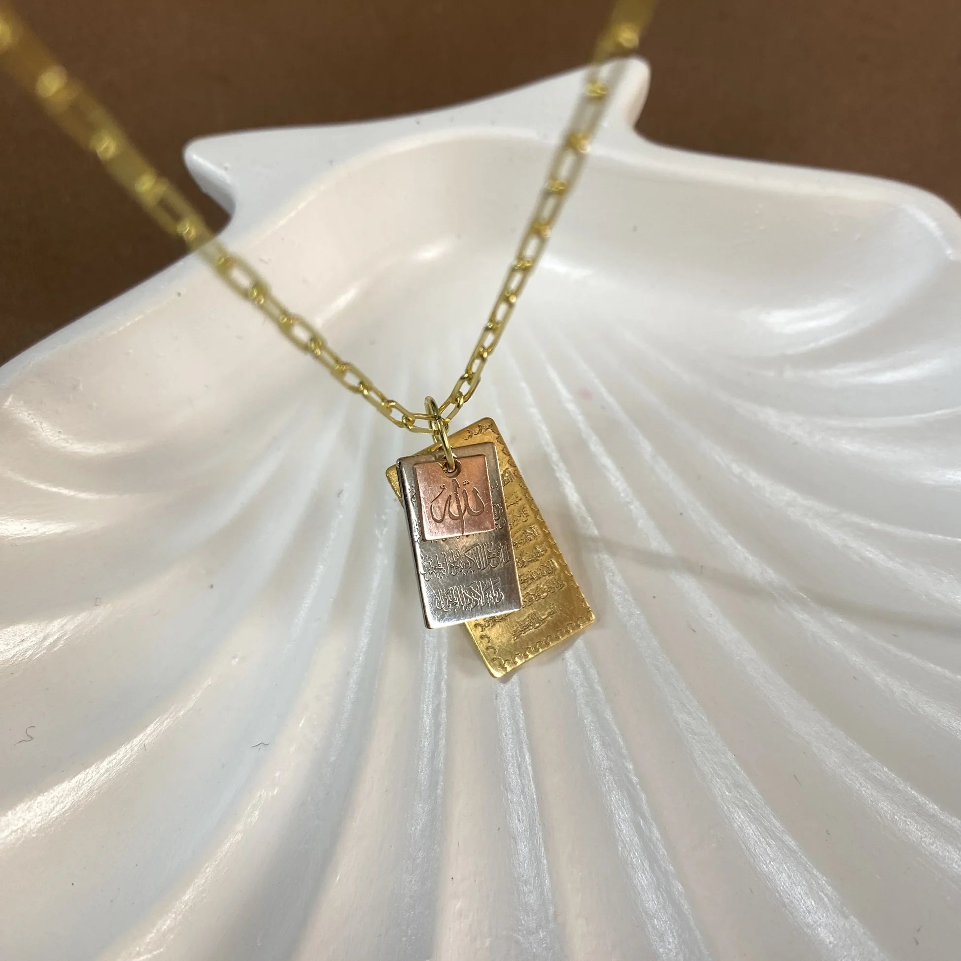 925 Ayar Gümüş | Dua Plaka Kolye