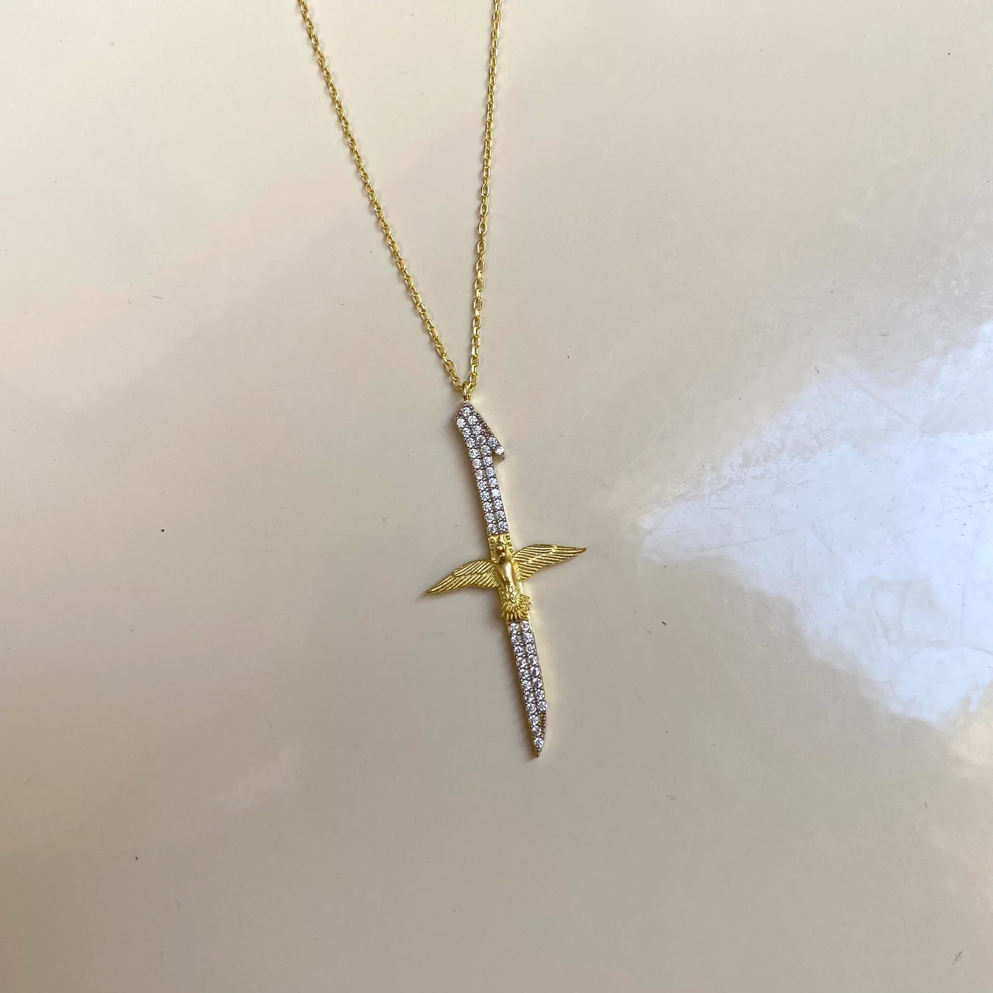 925 Ayar Gümüş Elif Anka Kolye