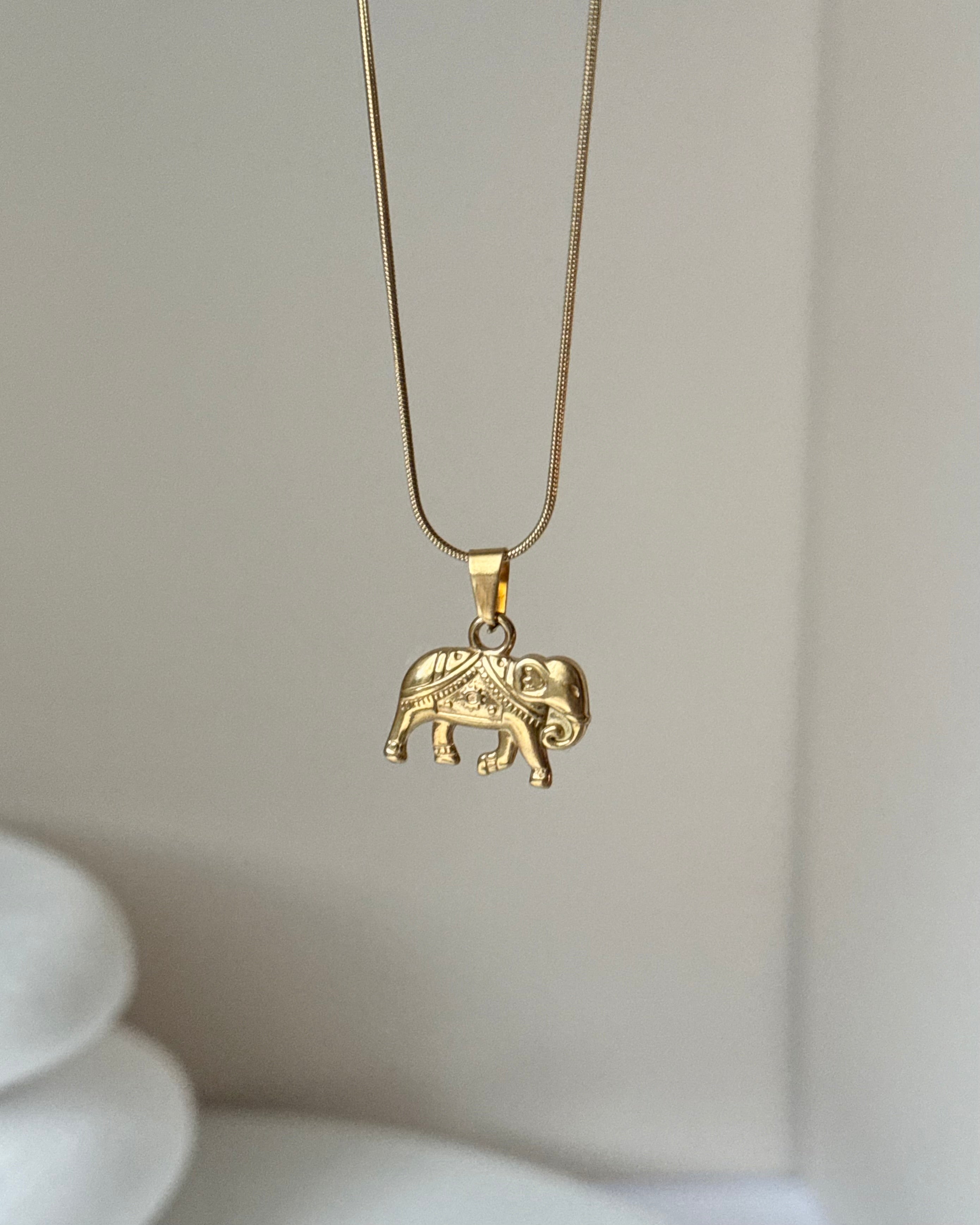 Çelik | Boho Fil Kolye