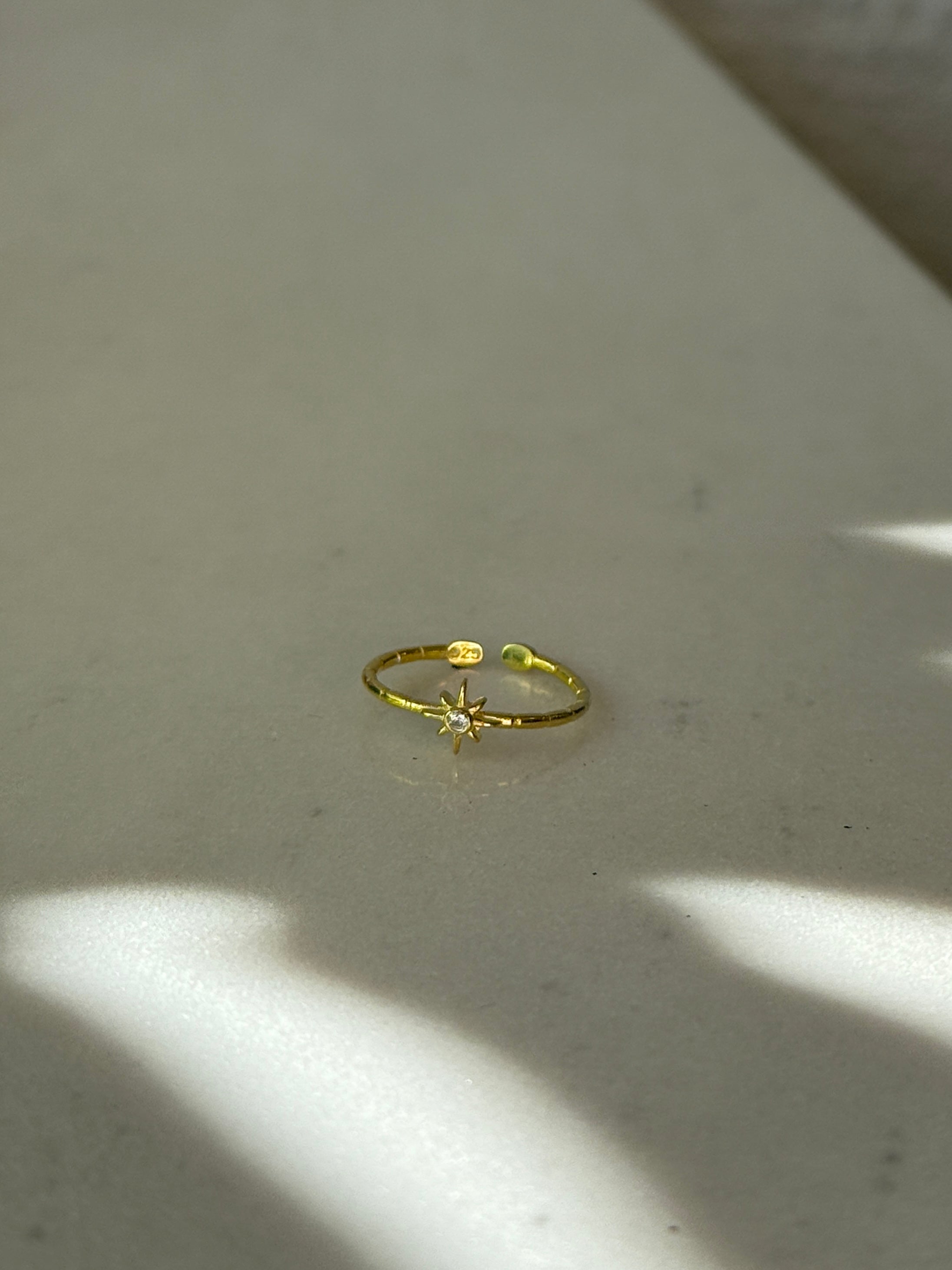 925 Gümüş Mini Yıldız Yüzük