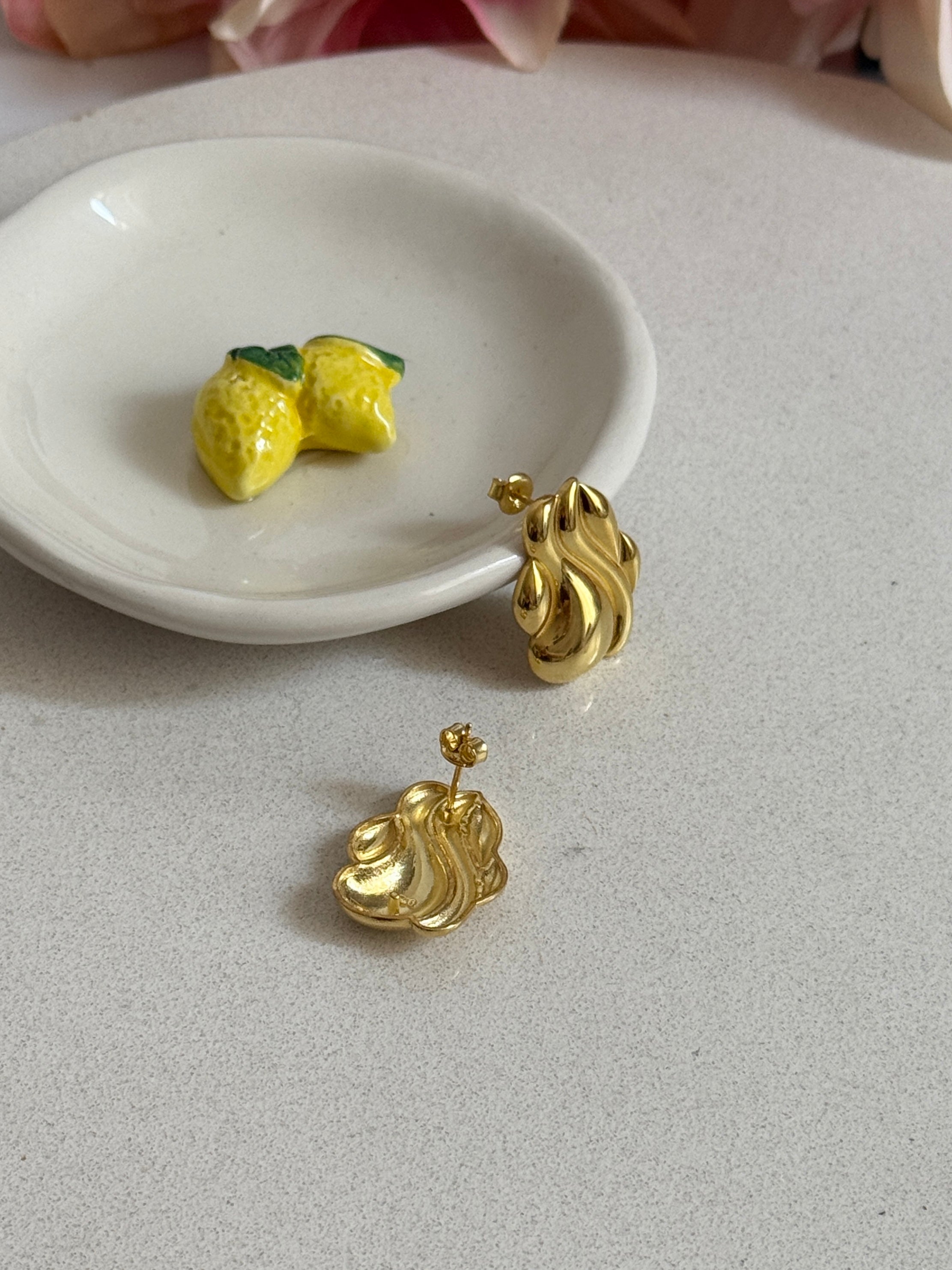 925 Gümüş Alora Küpe