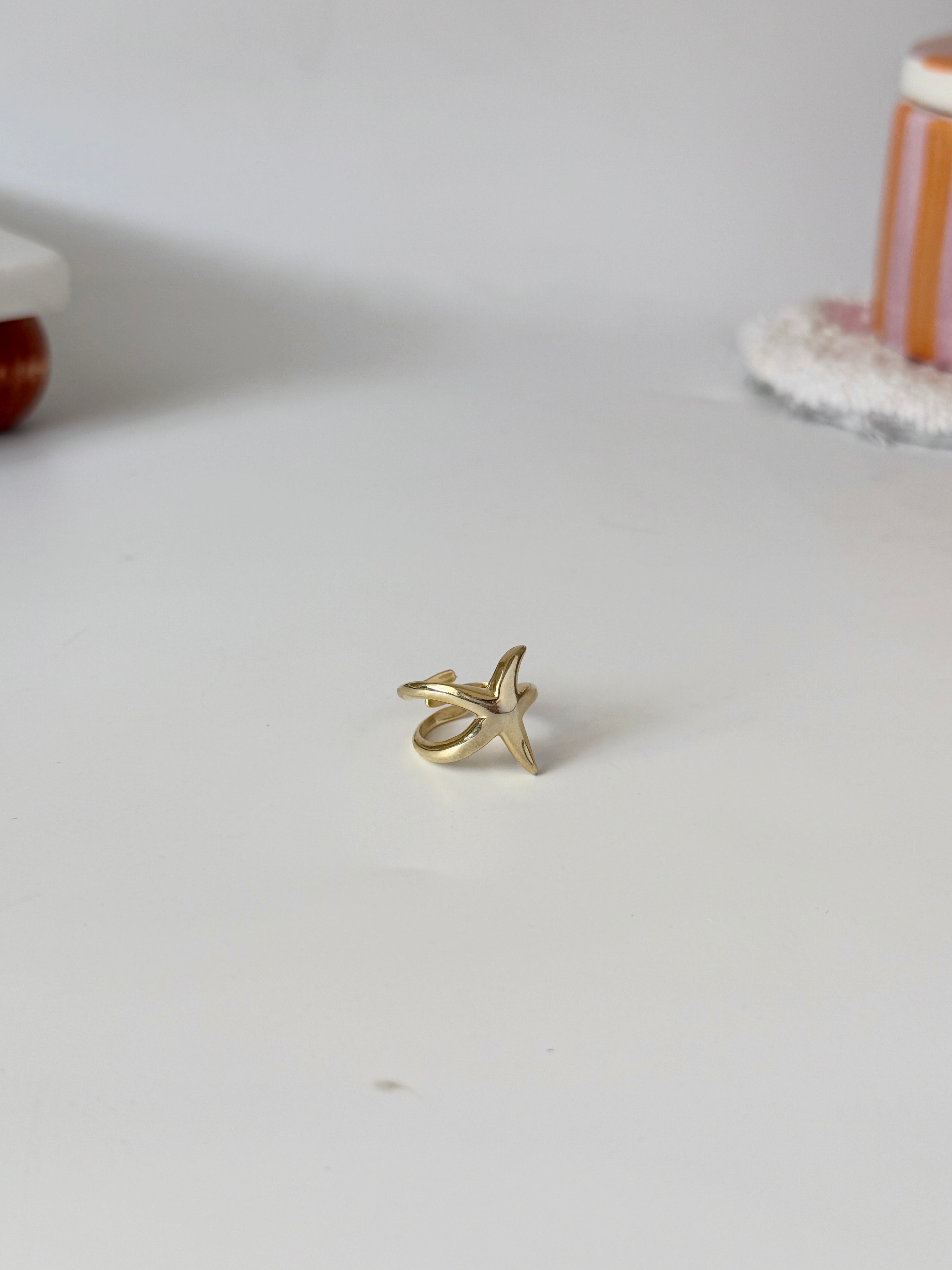 925 Gümüş Deniz Yıldızı Yüzük